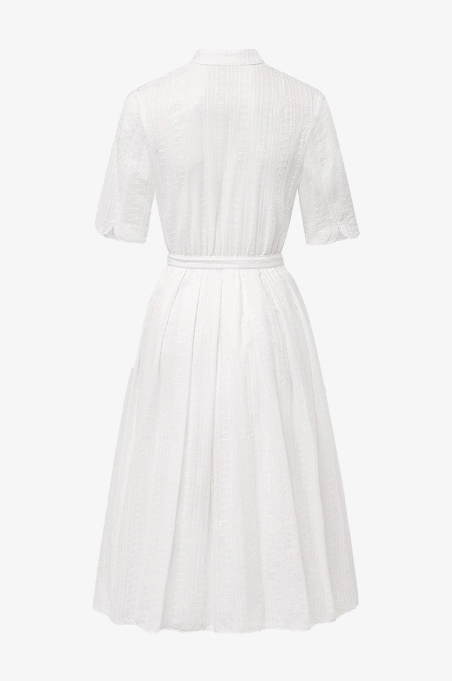 Baumwoll-Kleid Inas in Ivory - Image 5