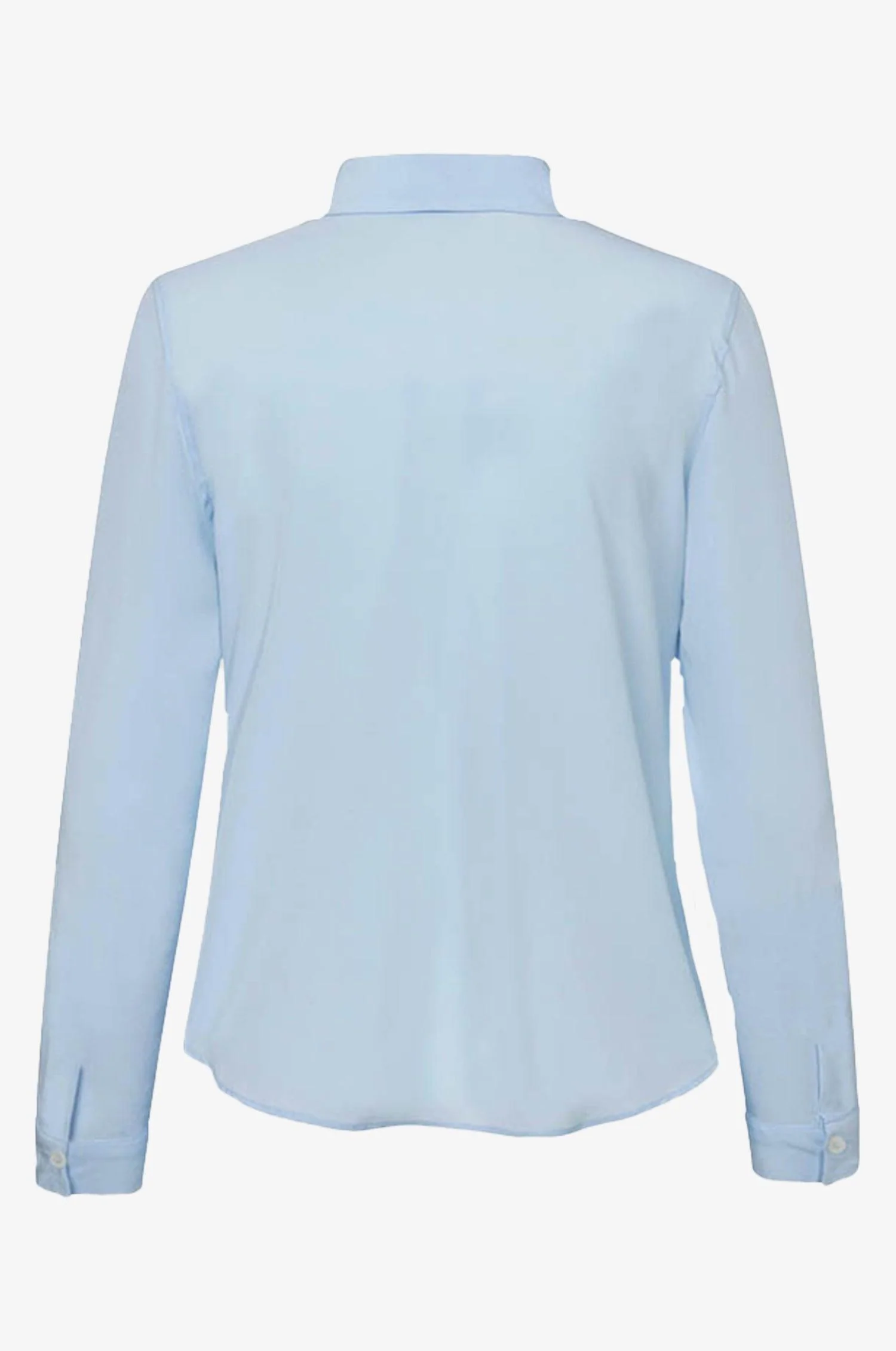 Seidenbluse Anette in Stahlblau - Image 2