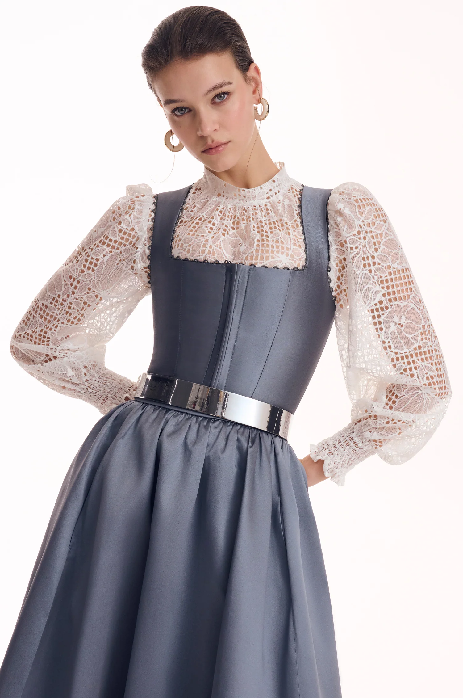 Bluse Cornelia in Weiß - Image 4