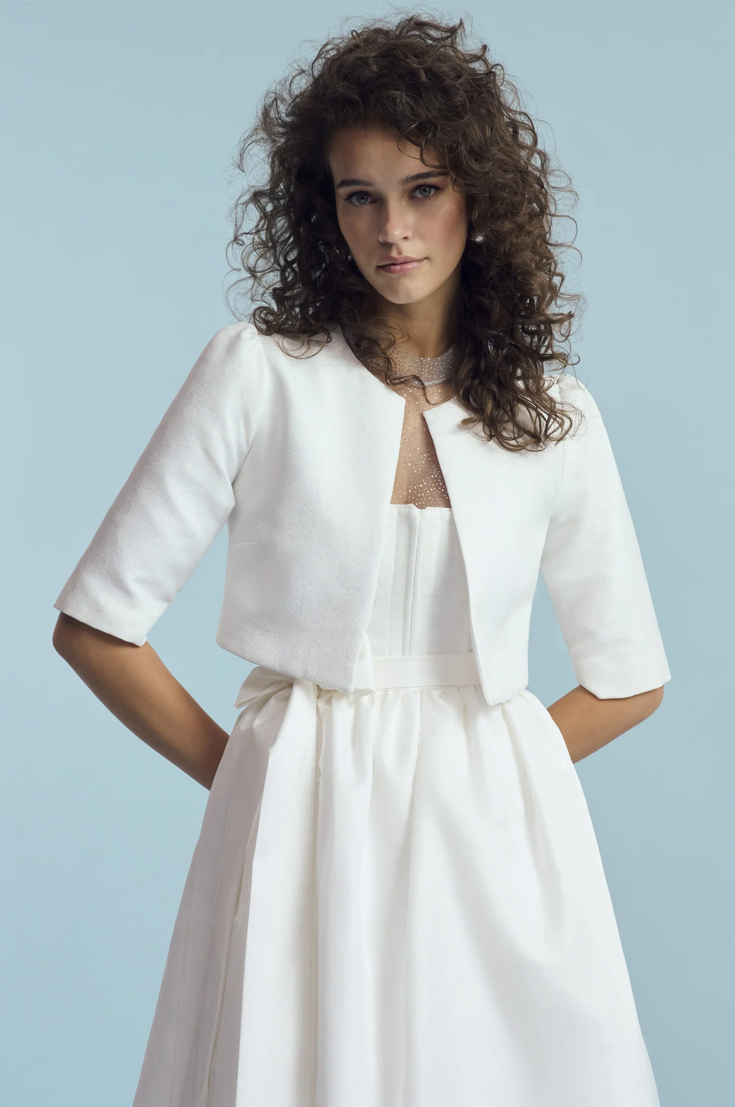 Bolero Marie in Weiß - Image 4