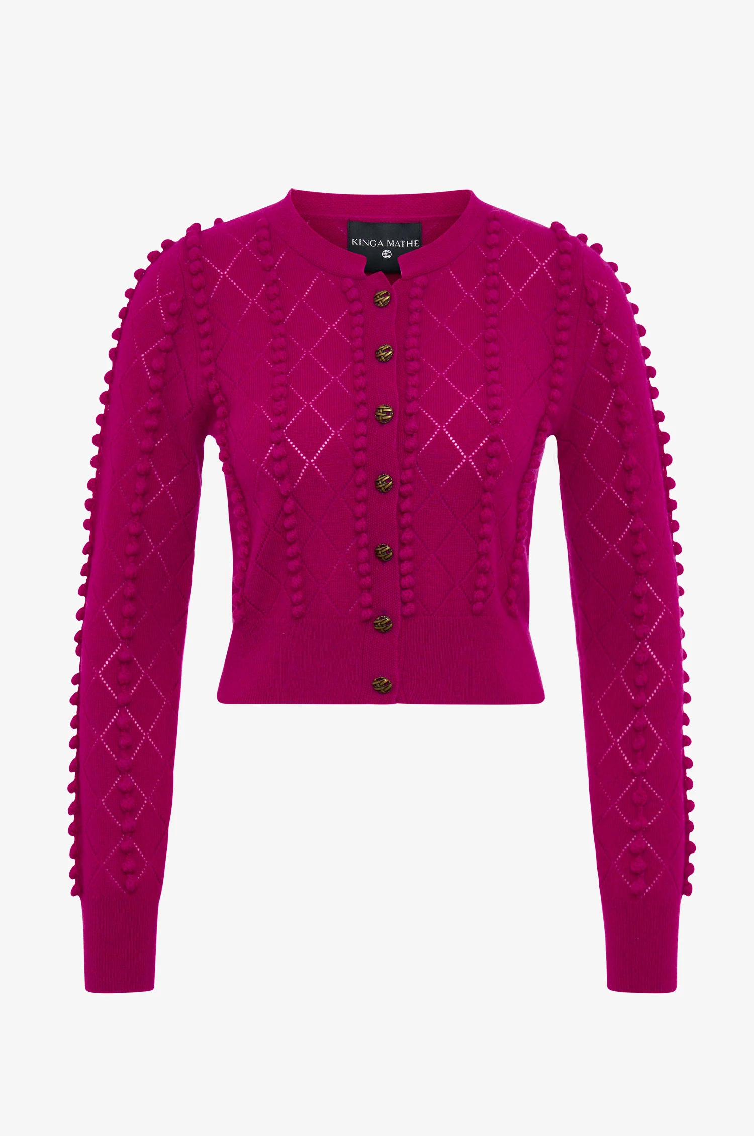 Cashmere Strickjacke Amalia in Pink