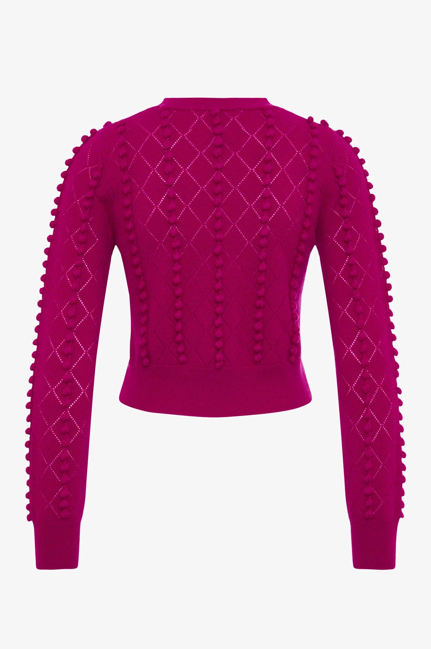 Cashmere Strickjacke Amalia in Pink - Image 2