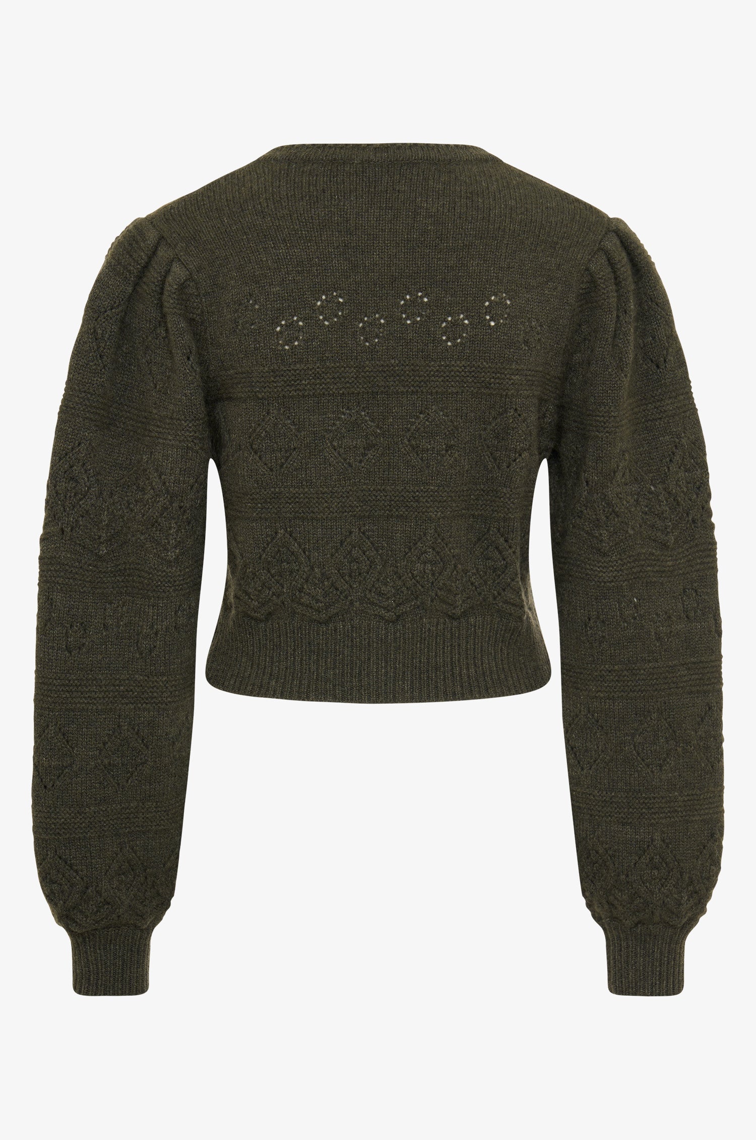 Cashmere Strickjacke Dakota in Olive - Image 2