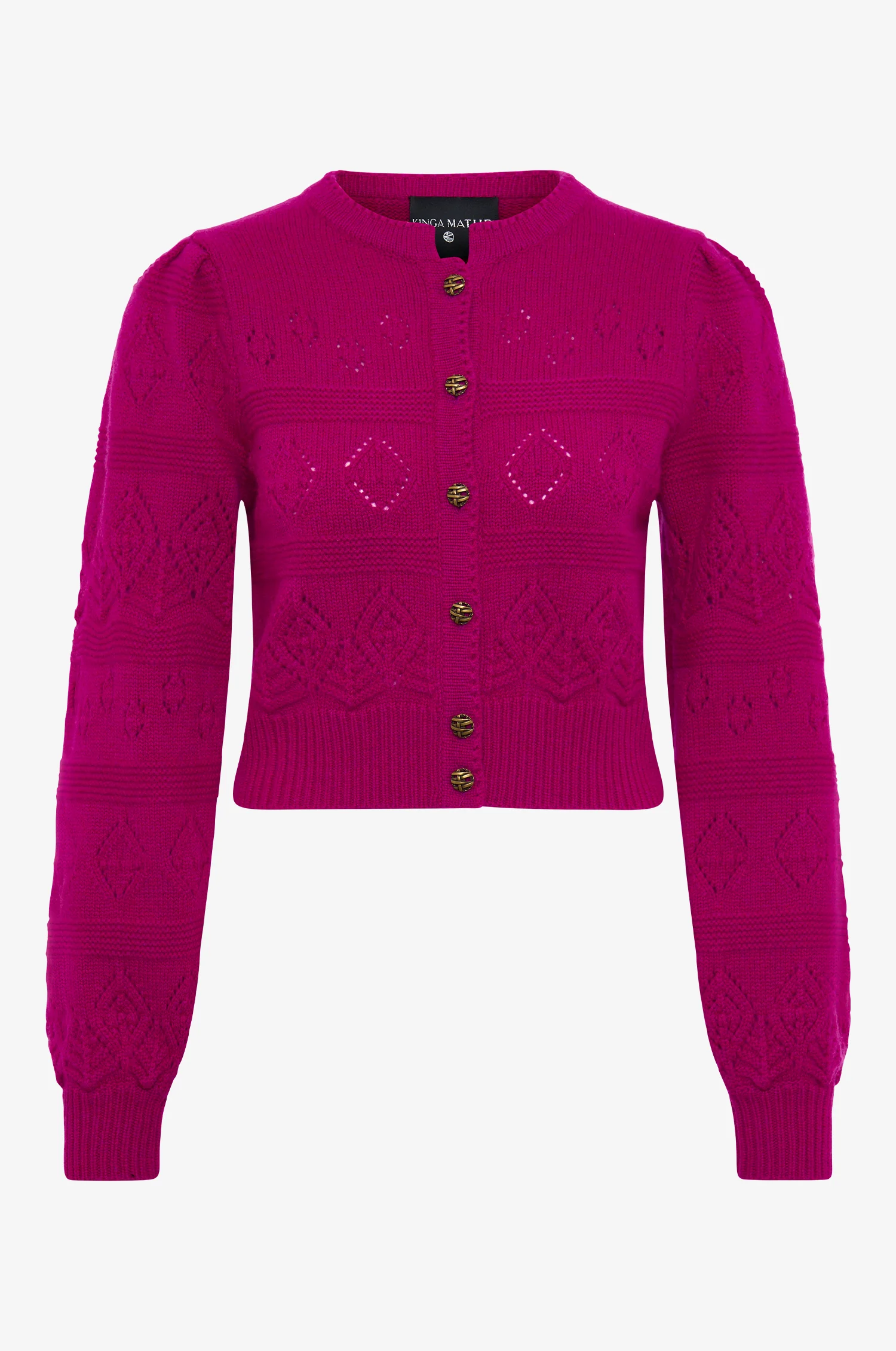 Cashmere Strickjacke Dakota in Pink