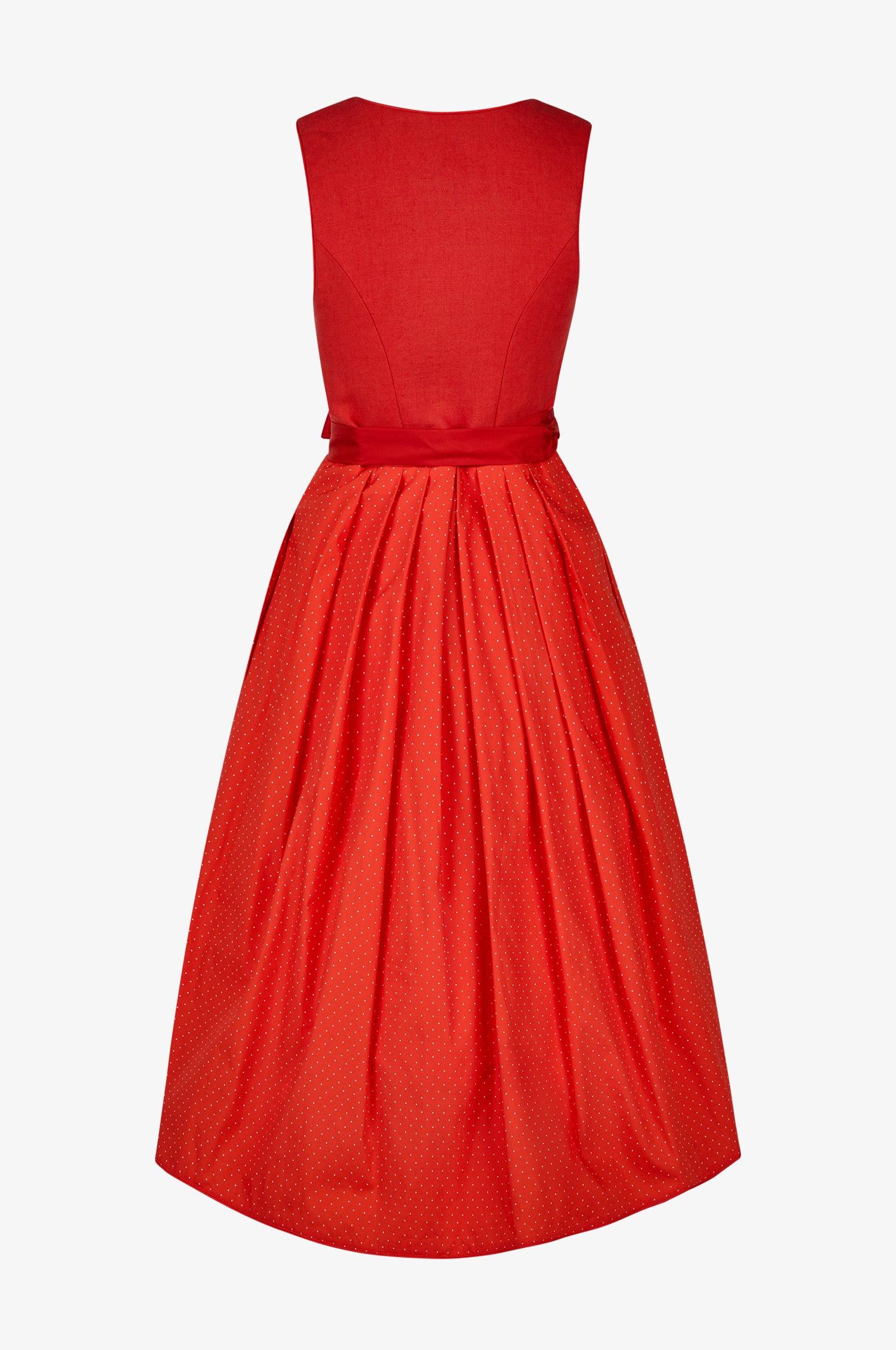 Dirndl Adri in Coral - Image 2