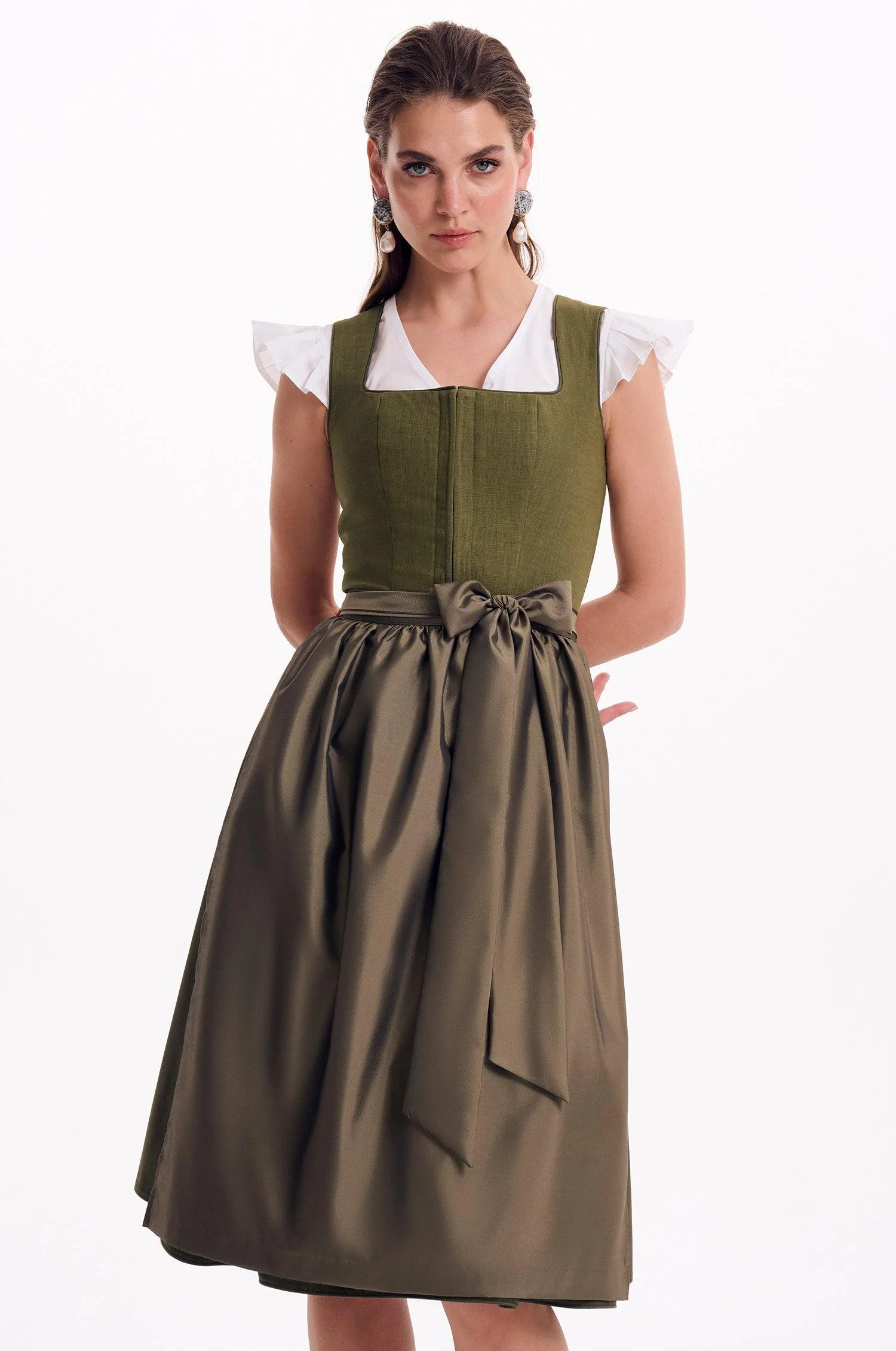 Dirndl Adri in Olive - Image 4