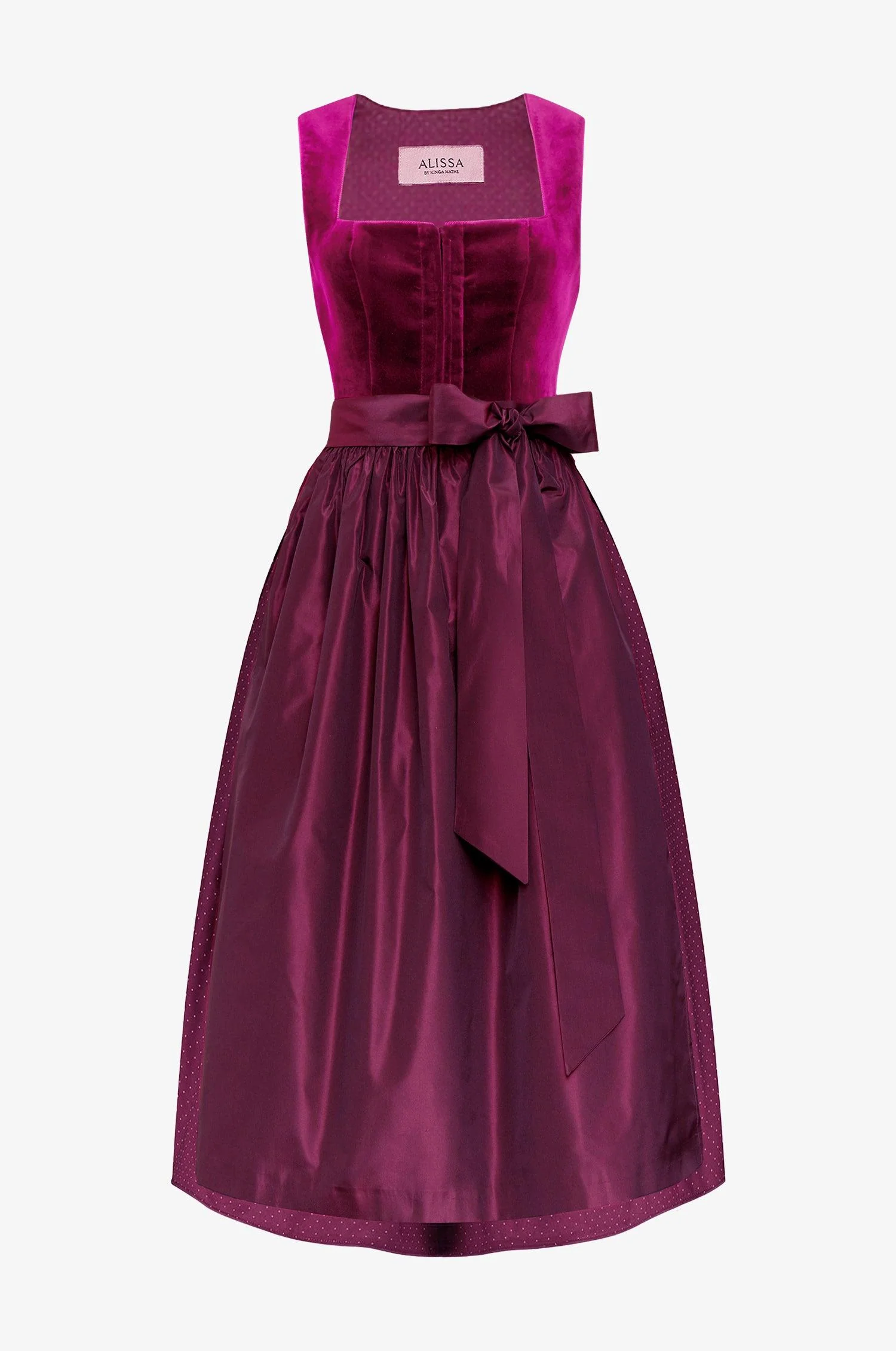 Dirndl Alice in Fuchsia IN ZWEI LÄNGEN - Image 3