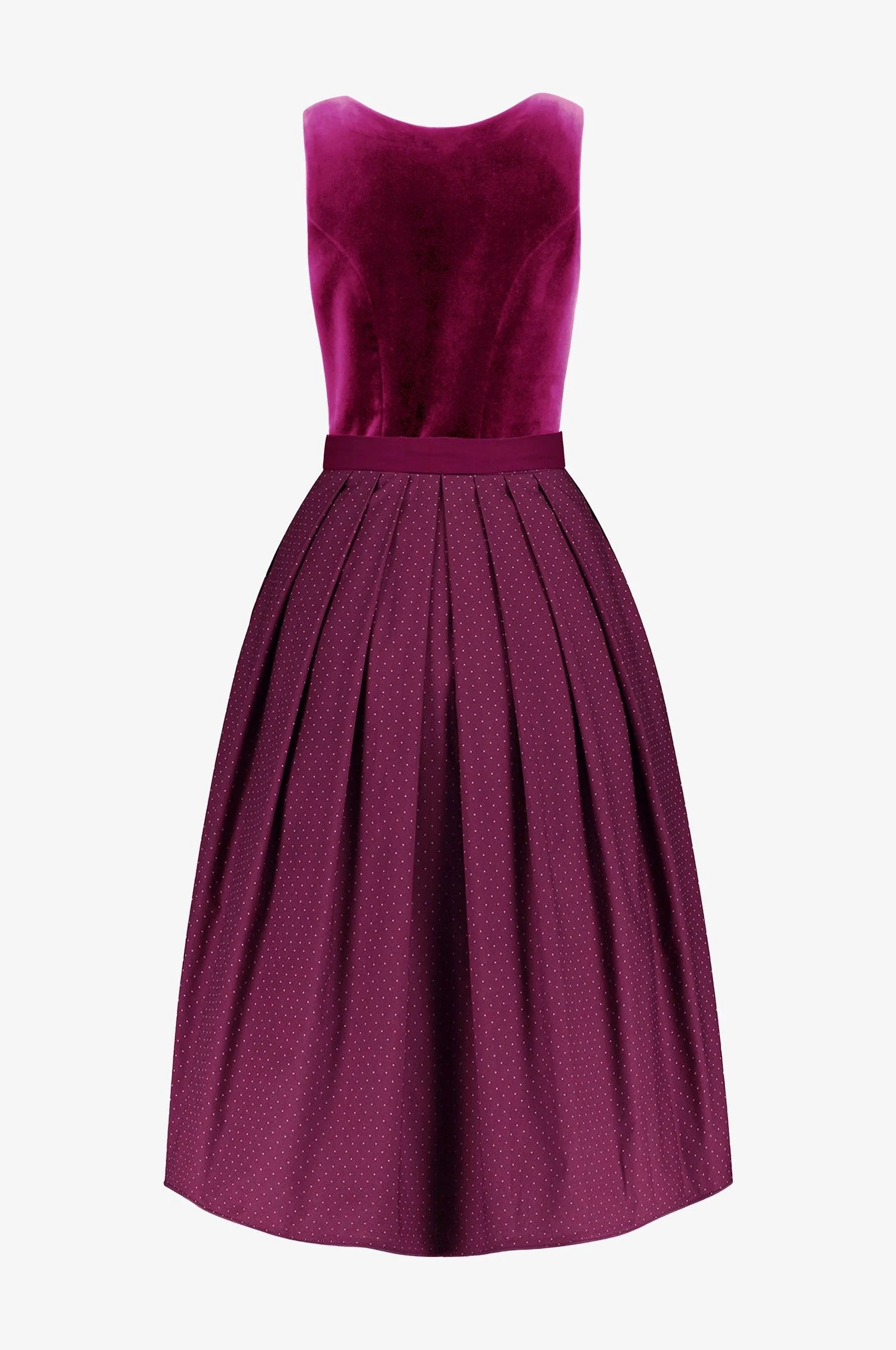 Dirndl Alice in Fuchsia IN ZWEI LÄNGEN - Image 4