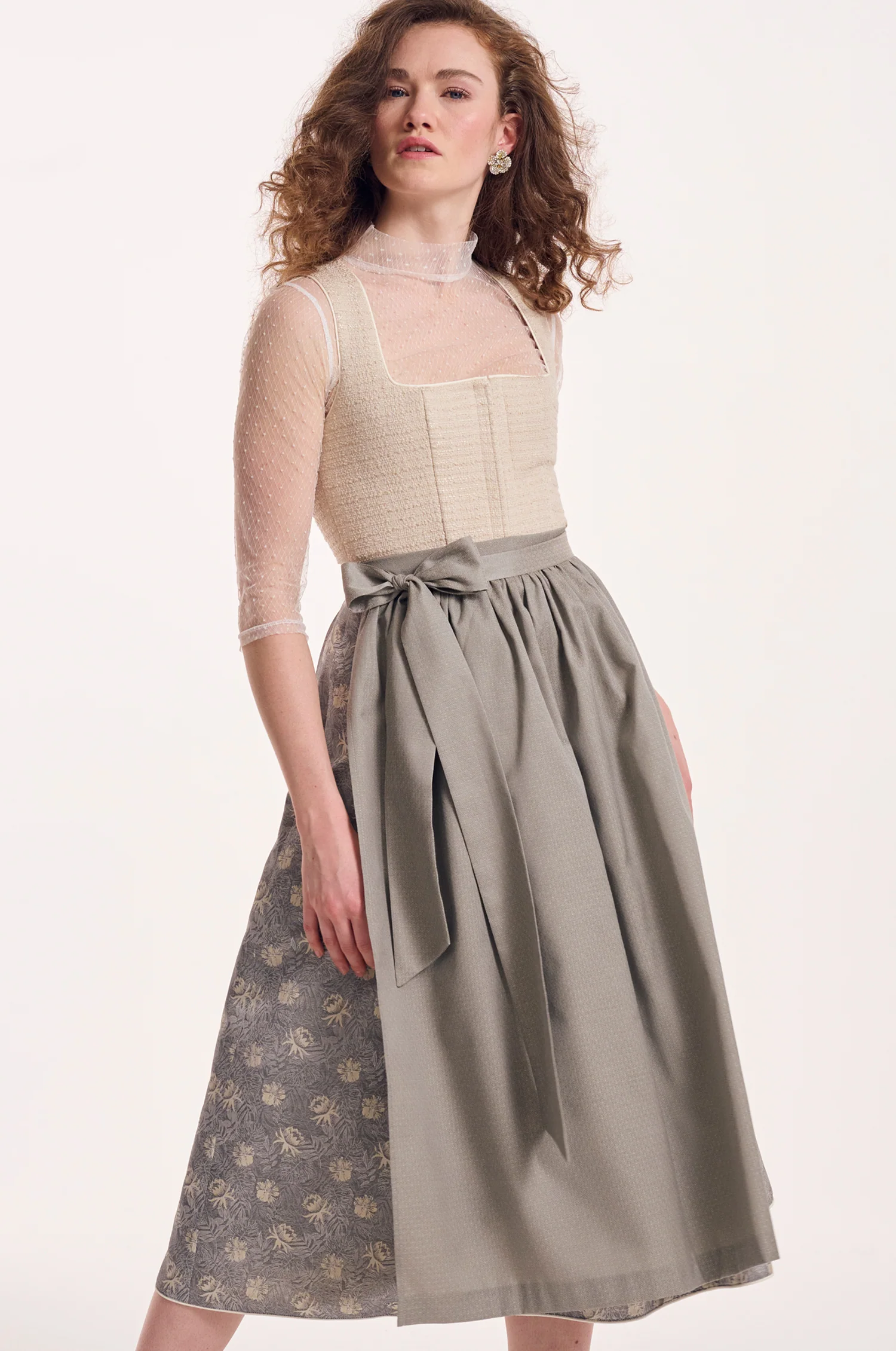 Dirndl Ella in Ivory - Image 4