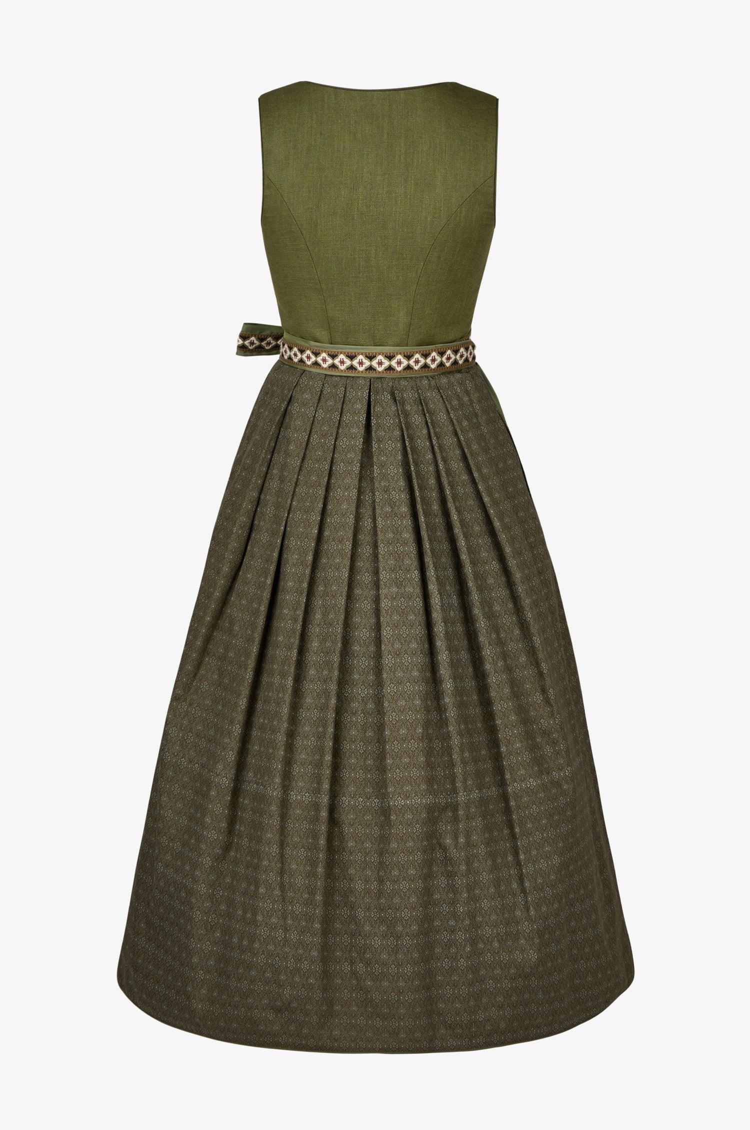 Dirndl Karla in Olive - Image 2