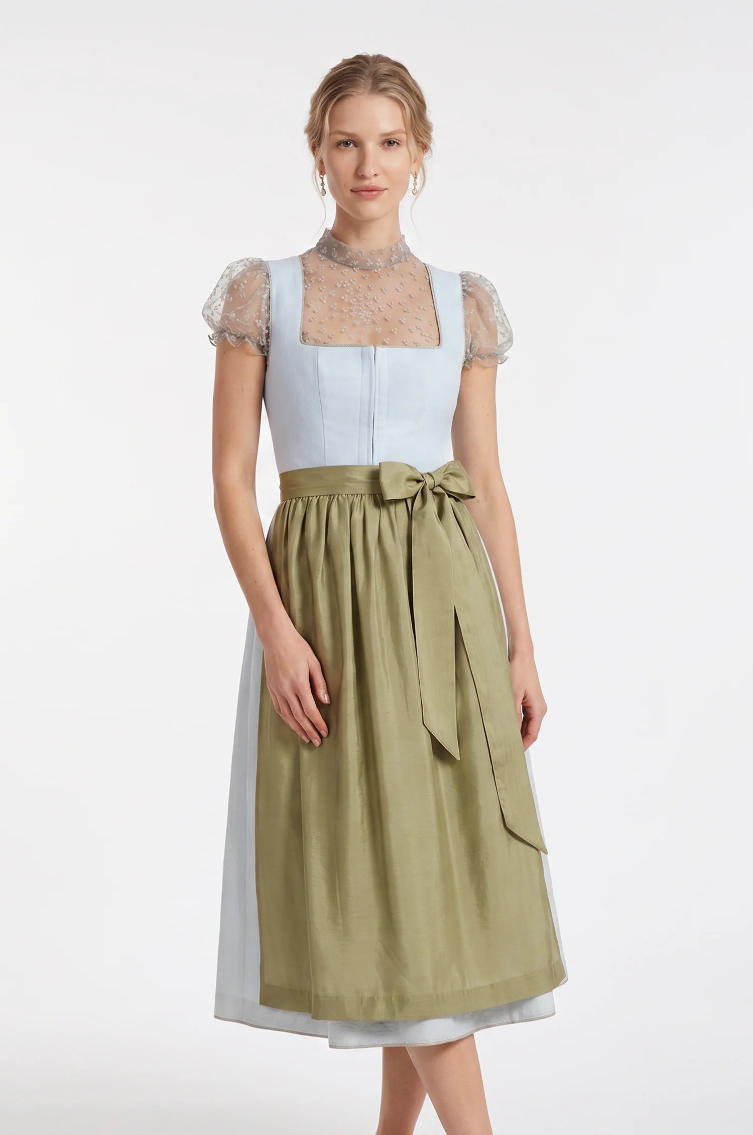 Dirndl Lamia in Eisblau