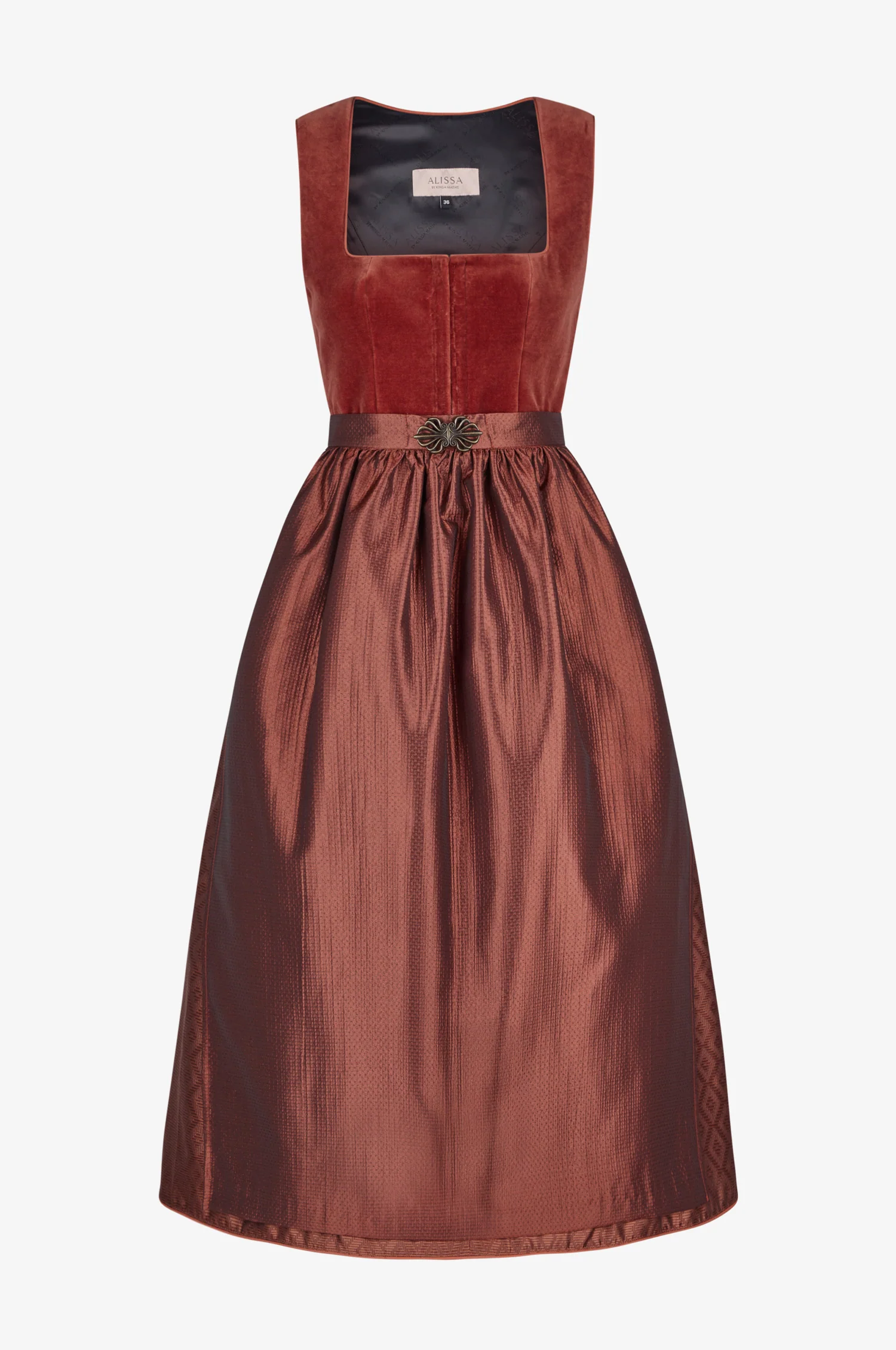 Dirndl Lumi in Terracotta - Image 3