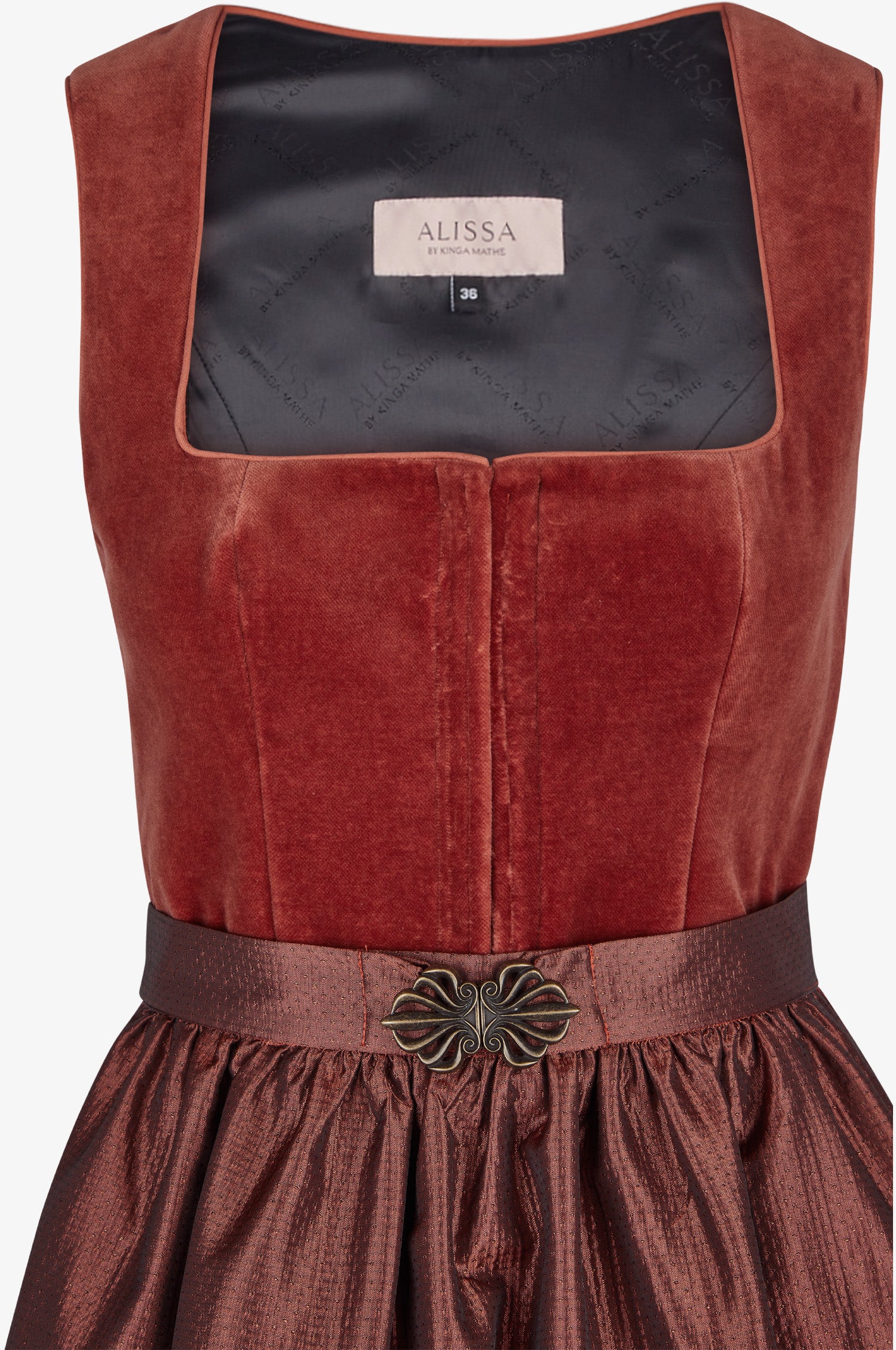 Dirndl Lumi in Terracotta - Image 5