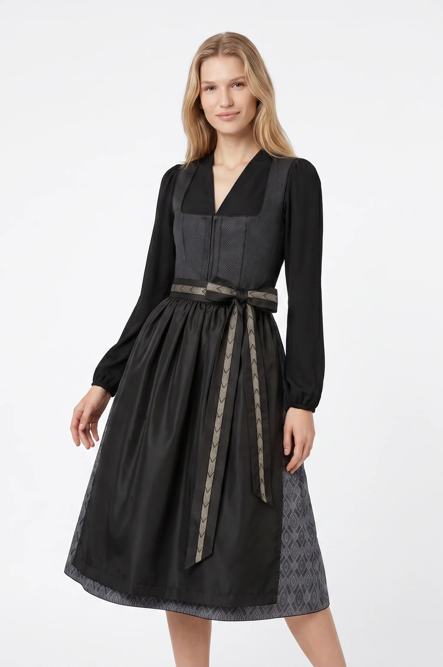 Dirndl Mia in Anthrazit - Image 2