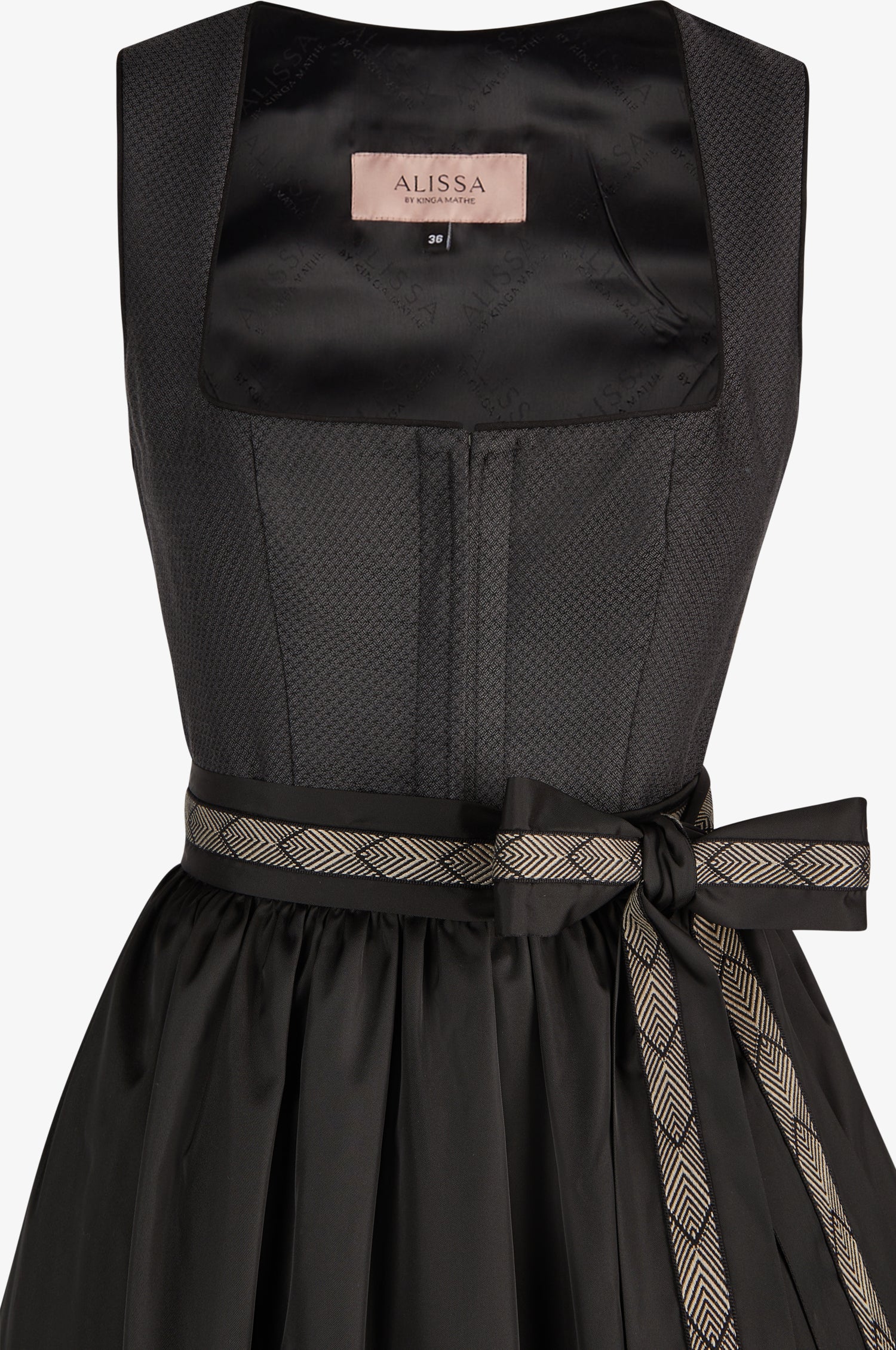 Dirndl Mia in Anthrazit - Image 5