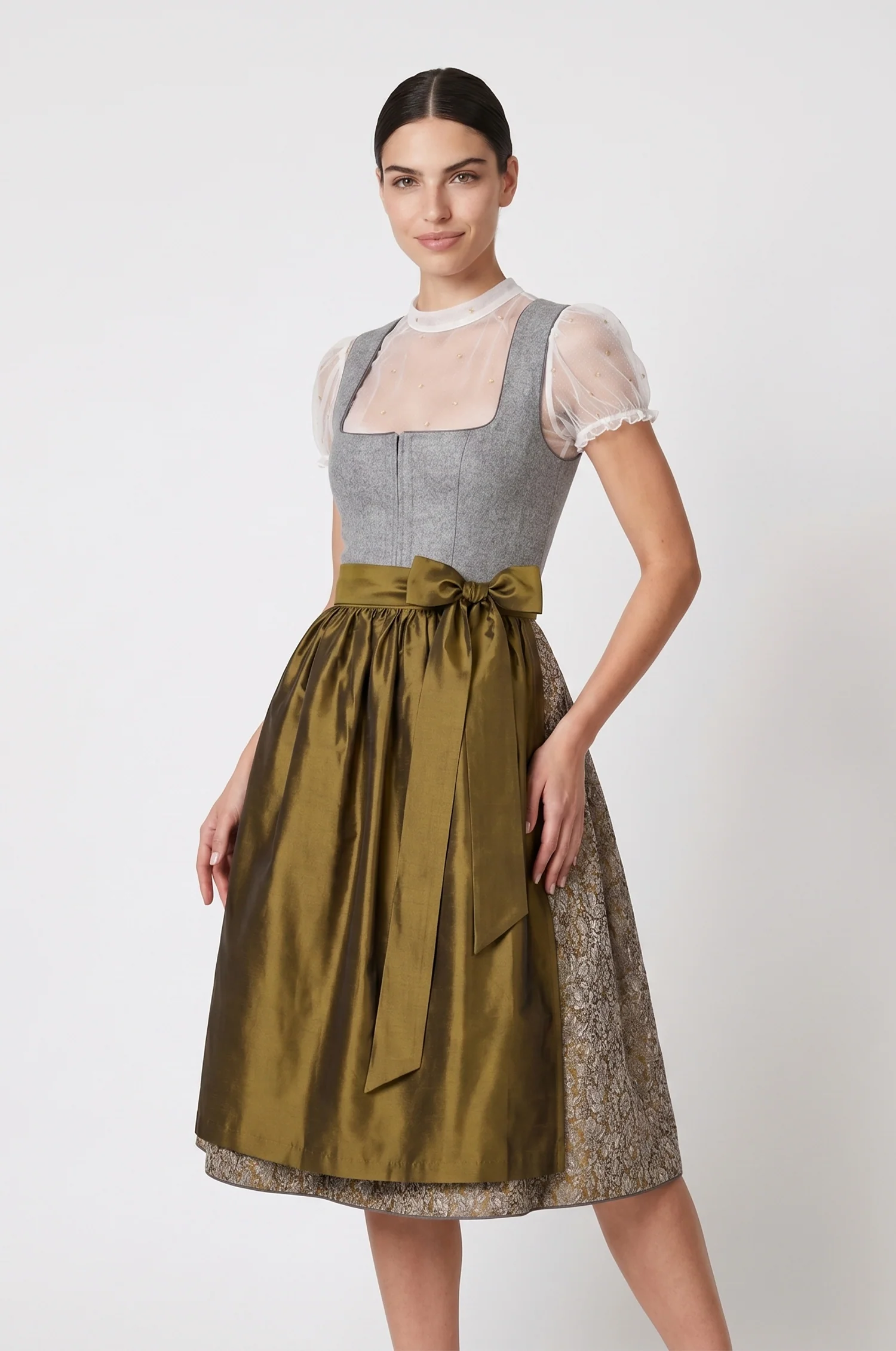 Dirndl Parma in Silber - Image 2