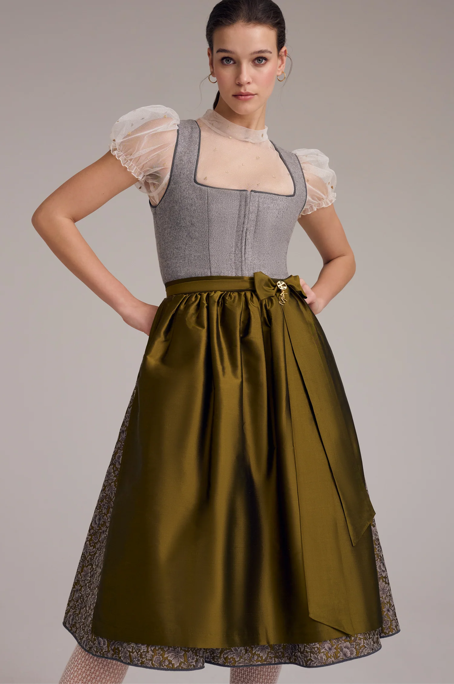 Dirndl Parma in Silber - Image 6