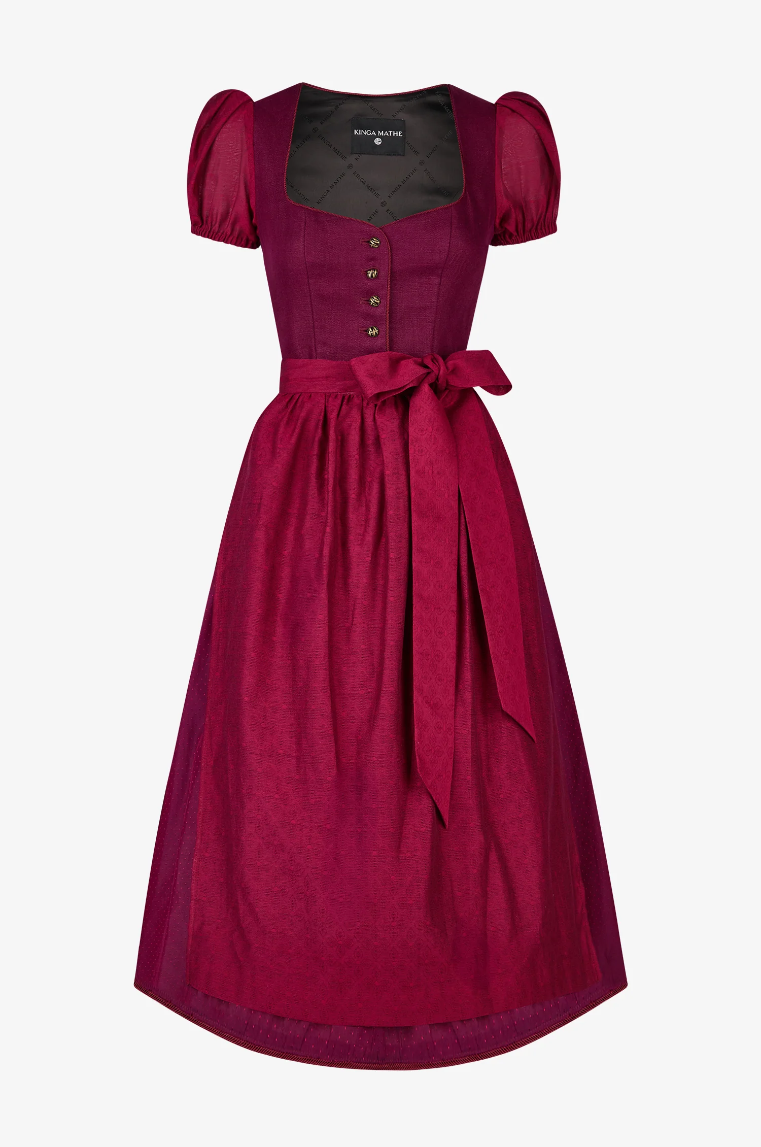 Dirndl Sanremo in Burgundy
