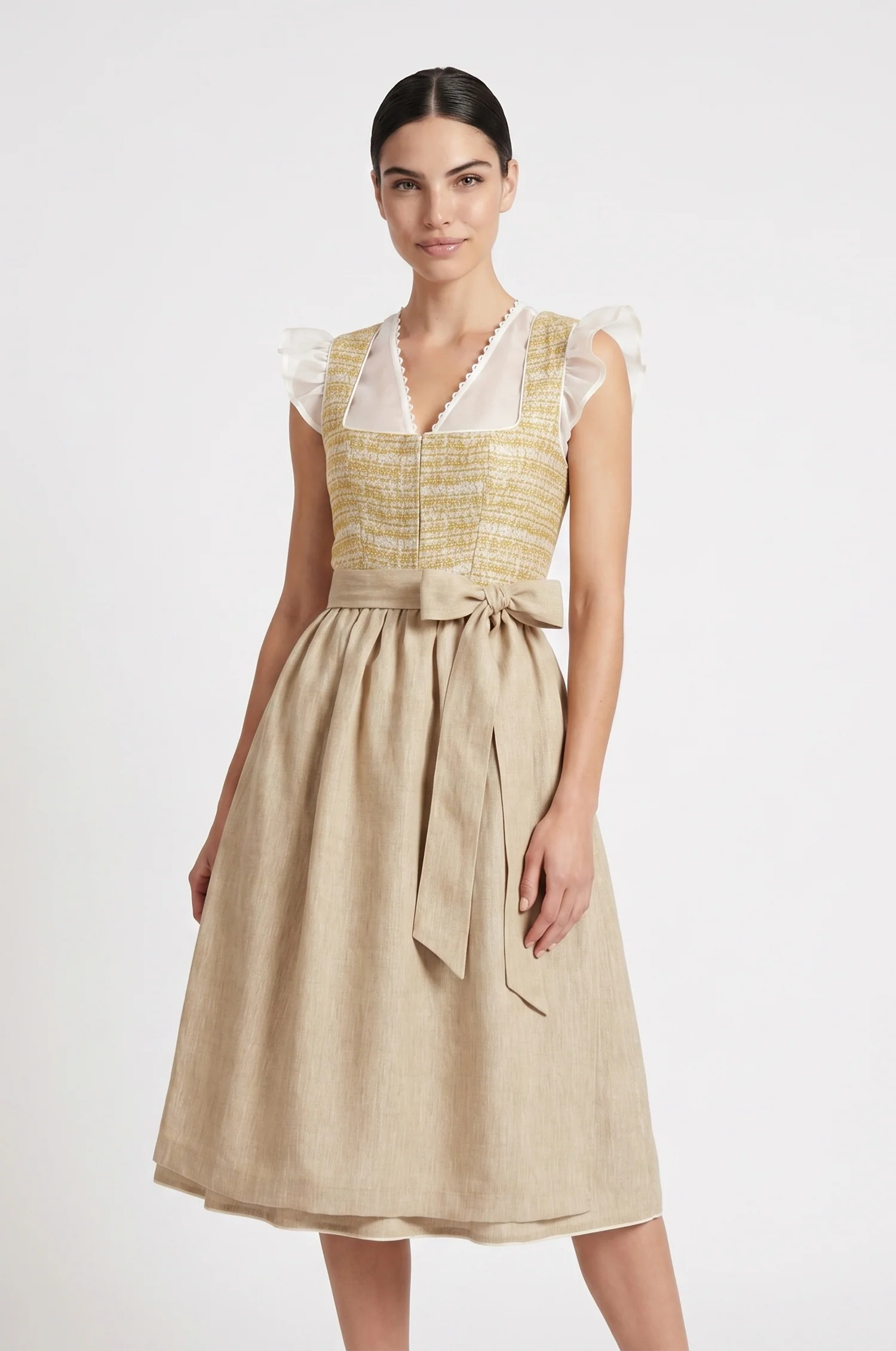 Dirndl Saranda in Gelb