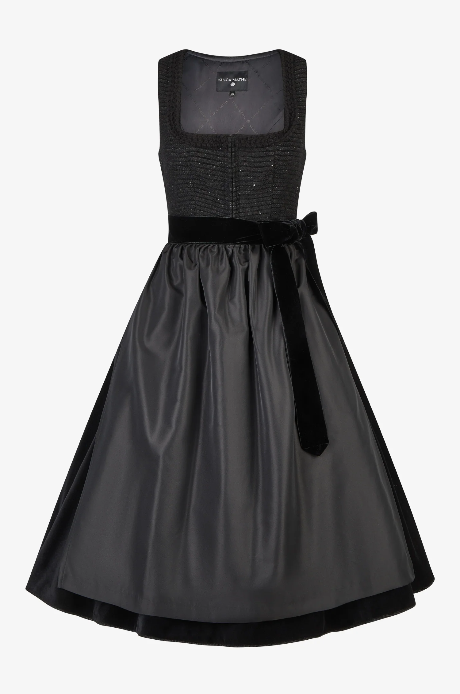 Dirndl Sorrento in Schwarz - Image 3