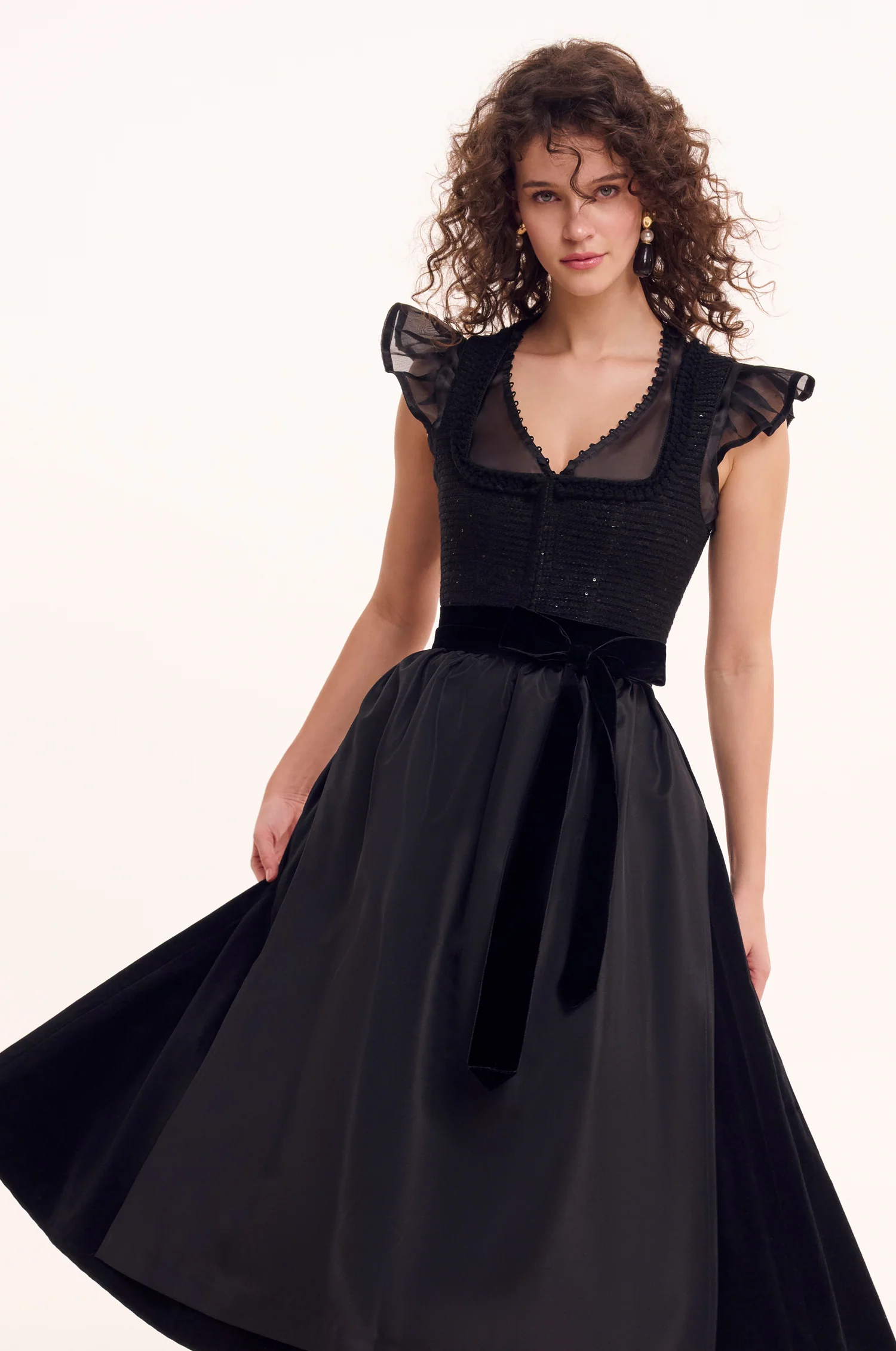 Dirndl Sorrento in Schwarz - Image 6