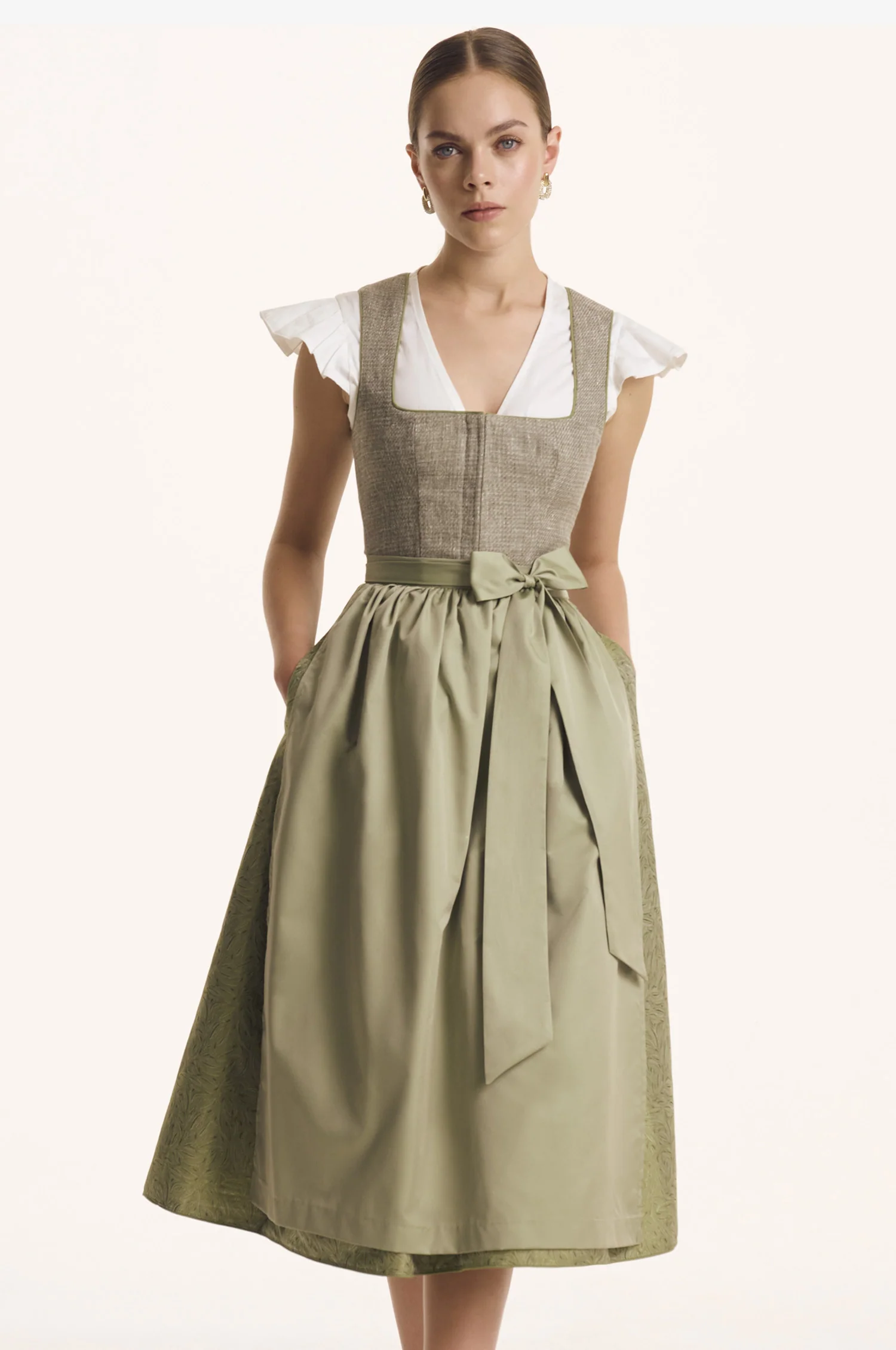 Dirndl Thea in Olive - Image 6