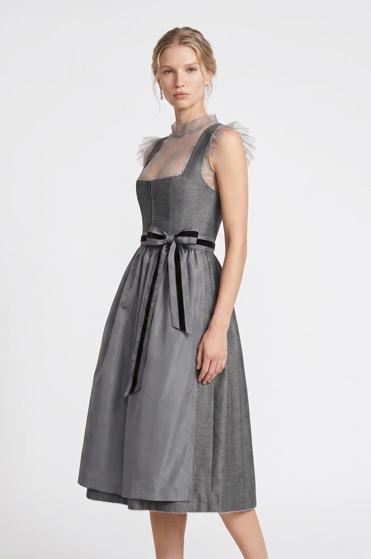 Dirndl Tirana in Grau - Image 2