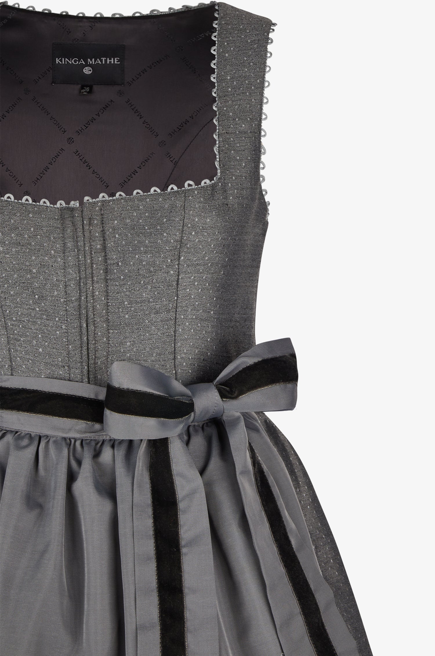 Dirndl Tirana in Grau - Image 5