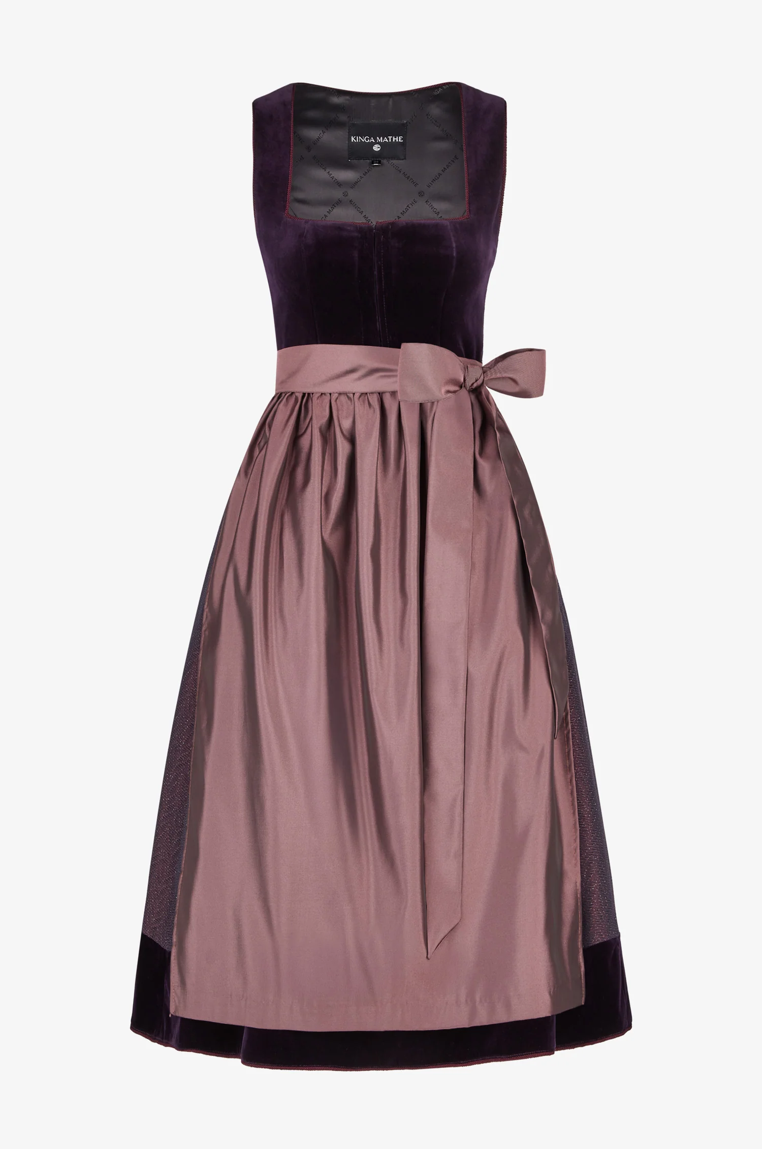 Dirndl Tuzla in Aubergine - Image 3