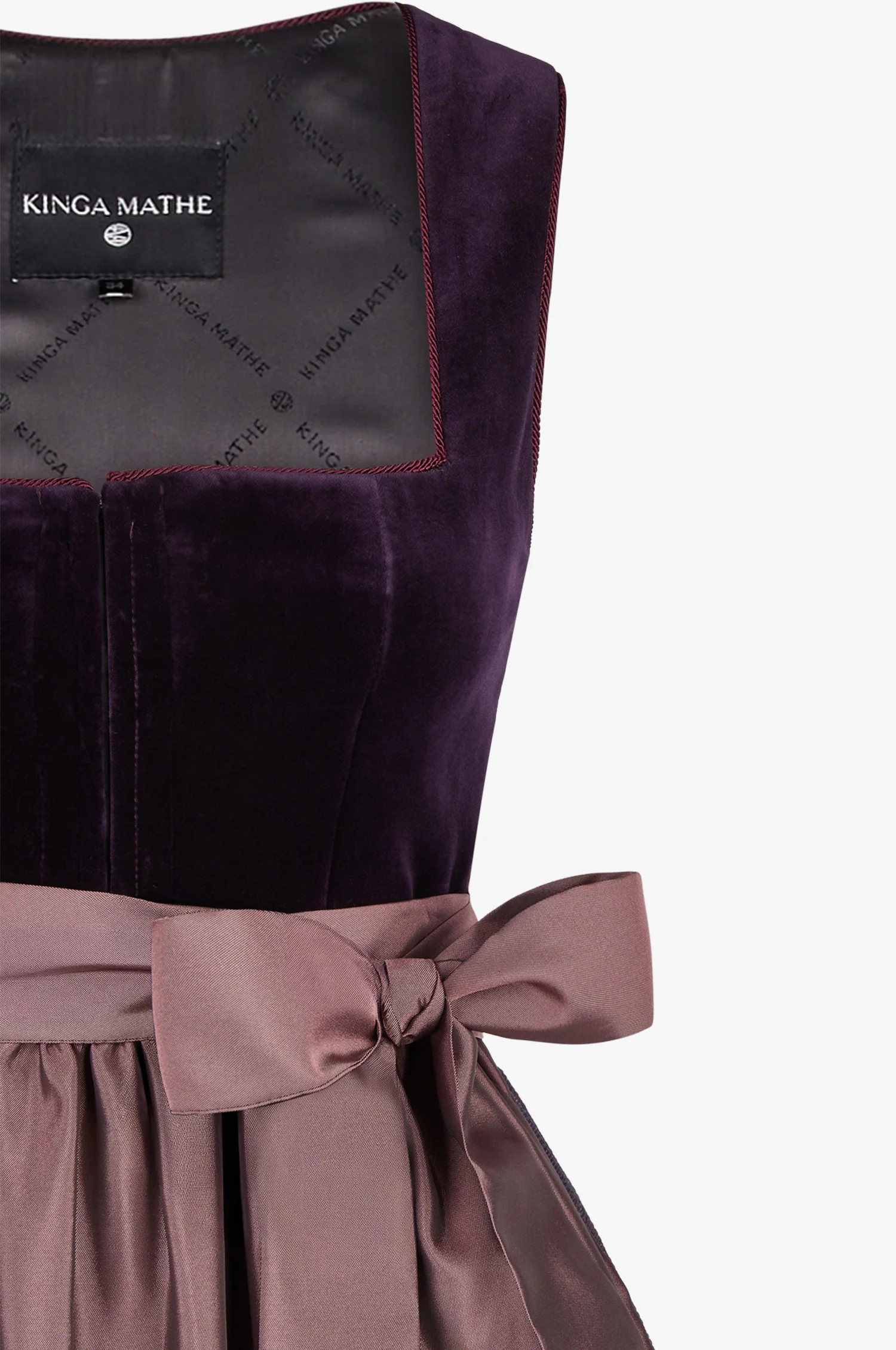 Dirndl Tuzla in Aubergine - Image 5