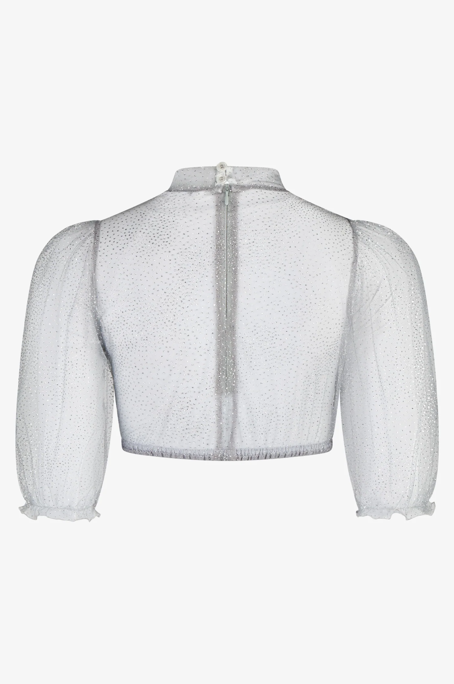 Dirndlbluse Evi in Silber - Image 2