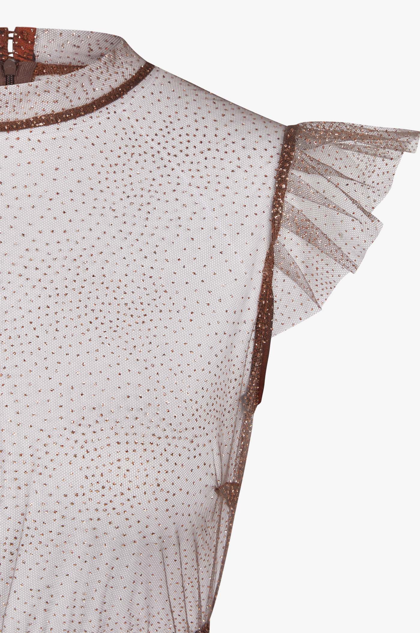 Dirndlbluse Heiki in Mocca - Image 3