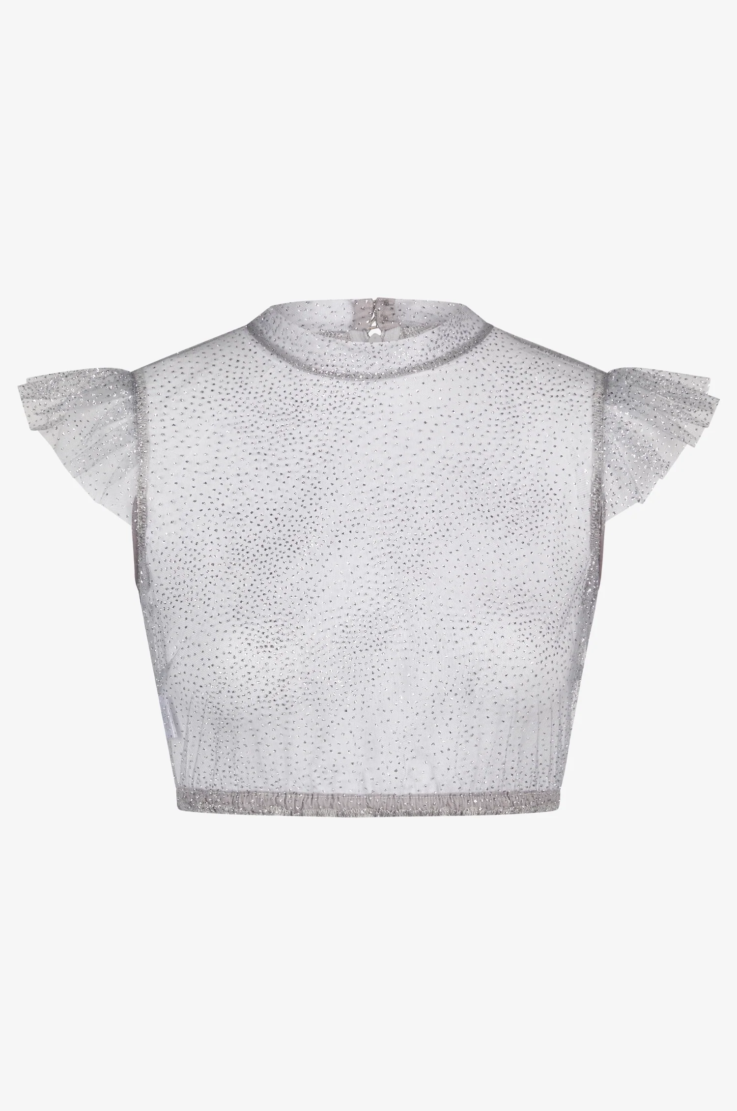 Dirndlbluse Heiki in Silber