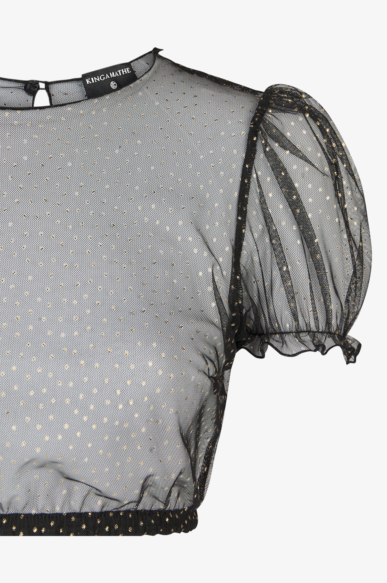 Dirndlbluse Lena in Schwarz - Image 3