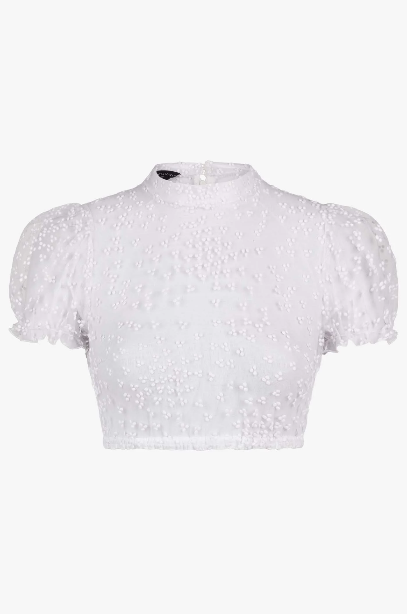 Dirndlbluse Leni in Weiß - Image 3
