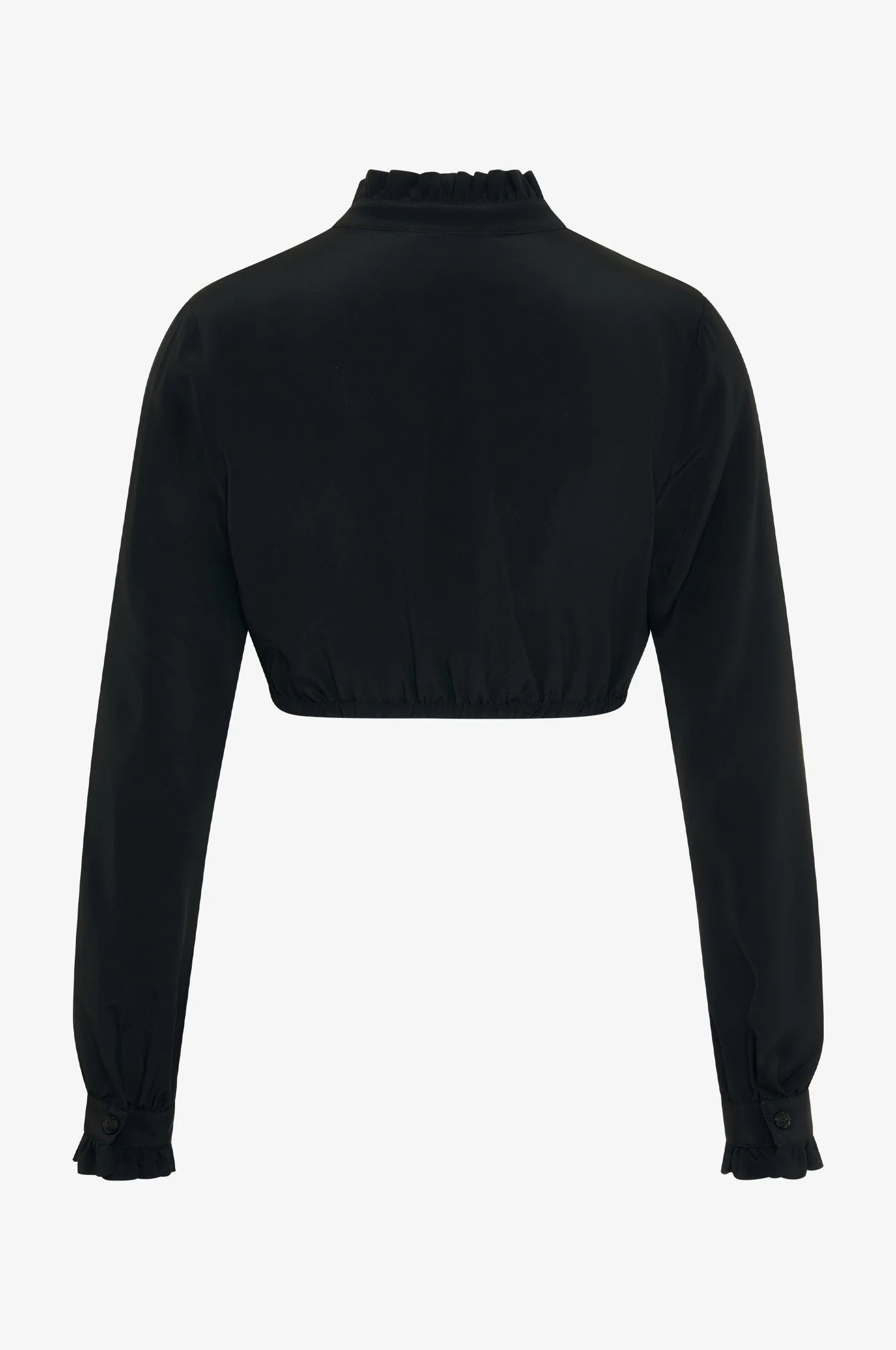 Dirndlbluse Turin in Schwarz - Image 2