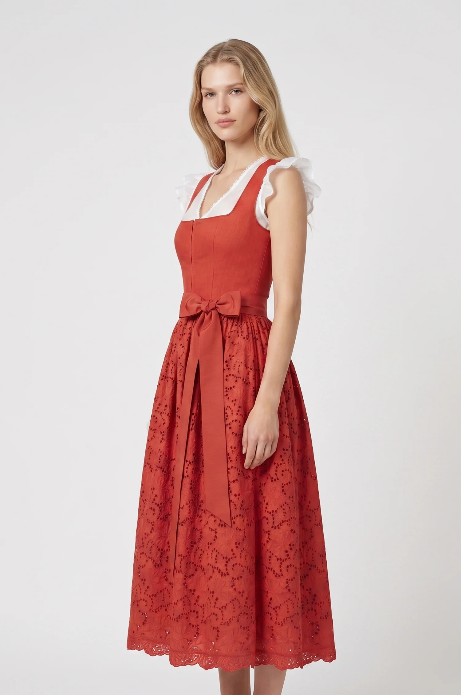 Dirndlkleid Modena in Orange - Image 2
