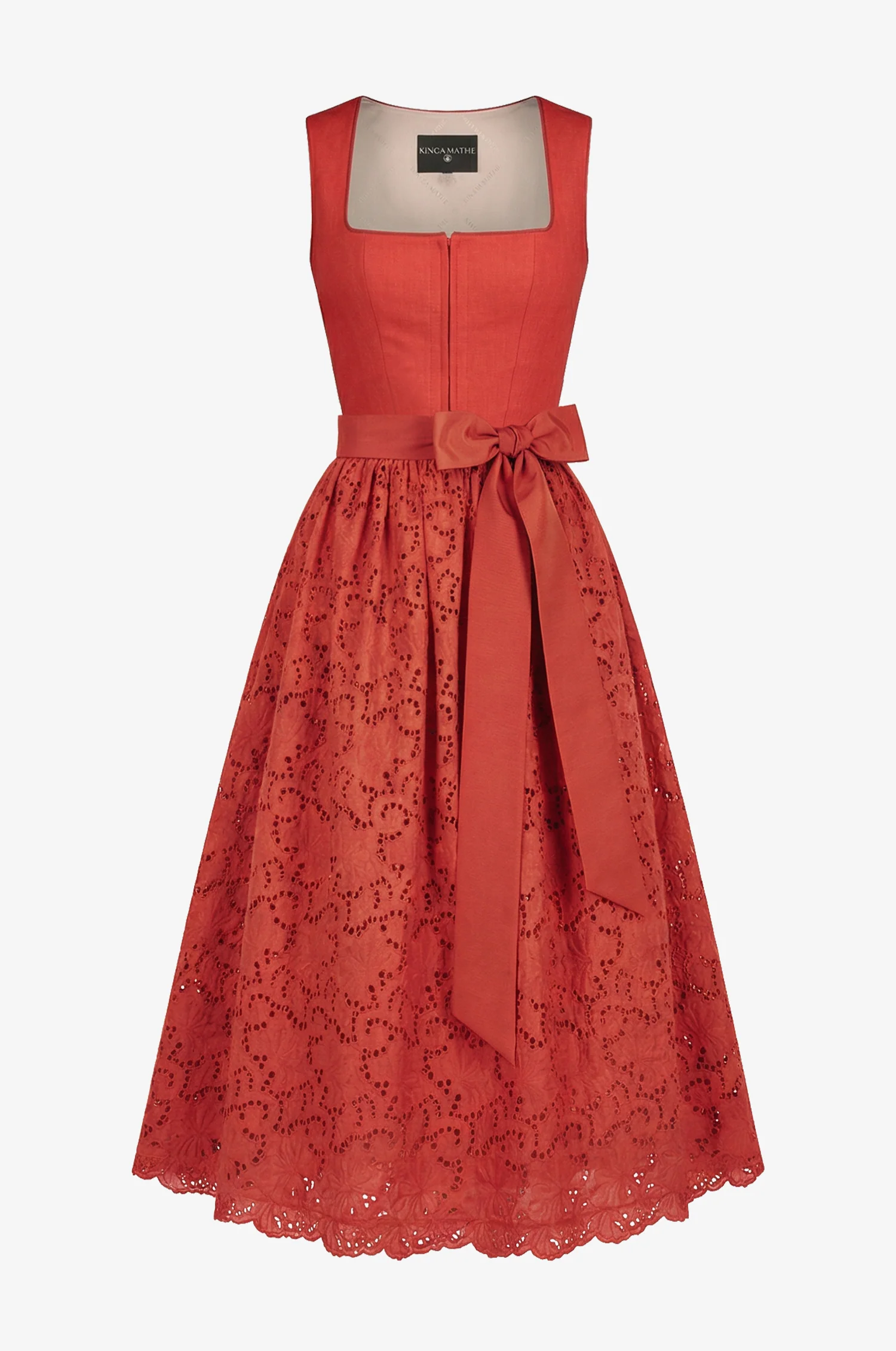 Dirndlkleid Modena in Orange - Image 3