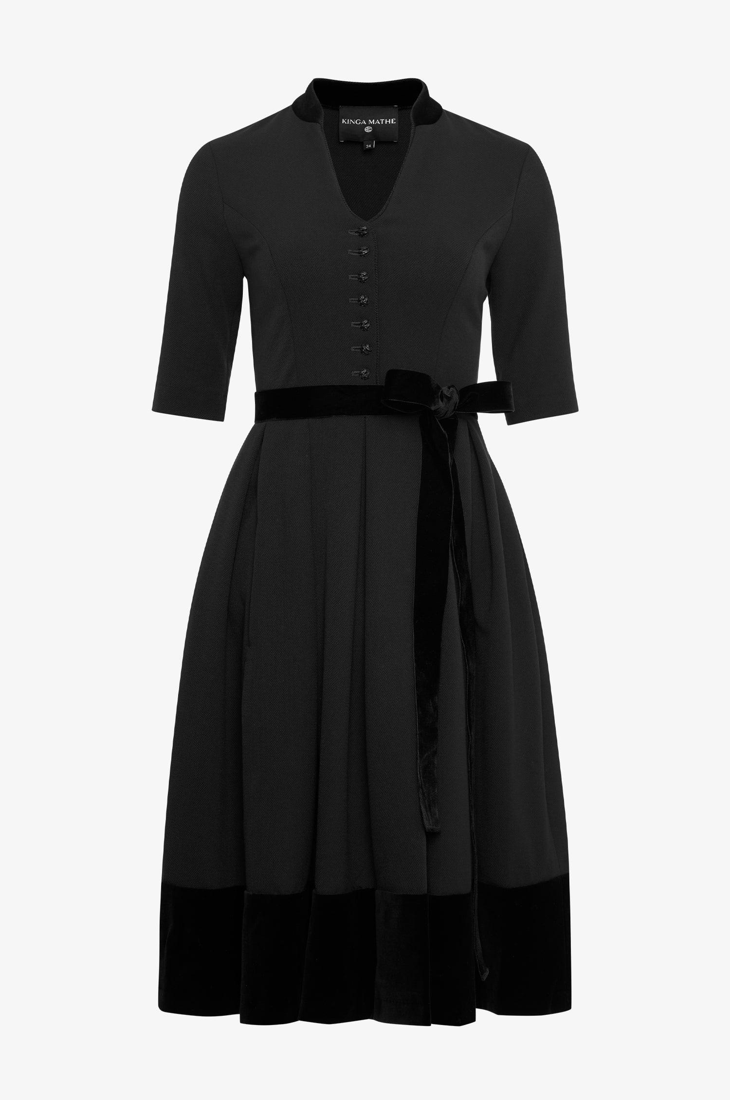 Dirndlkleid Palmsprings in schwarz - Image 3
