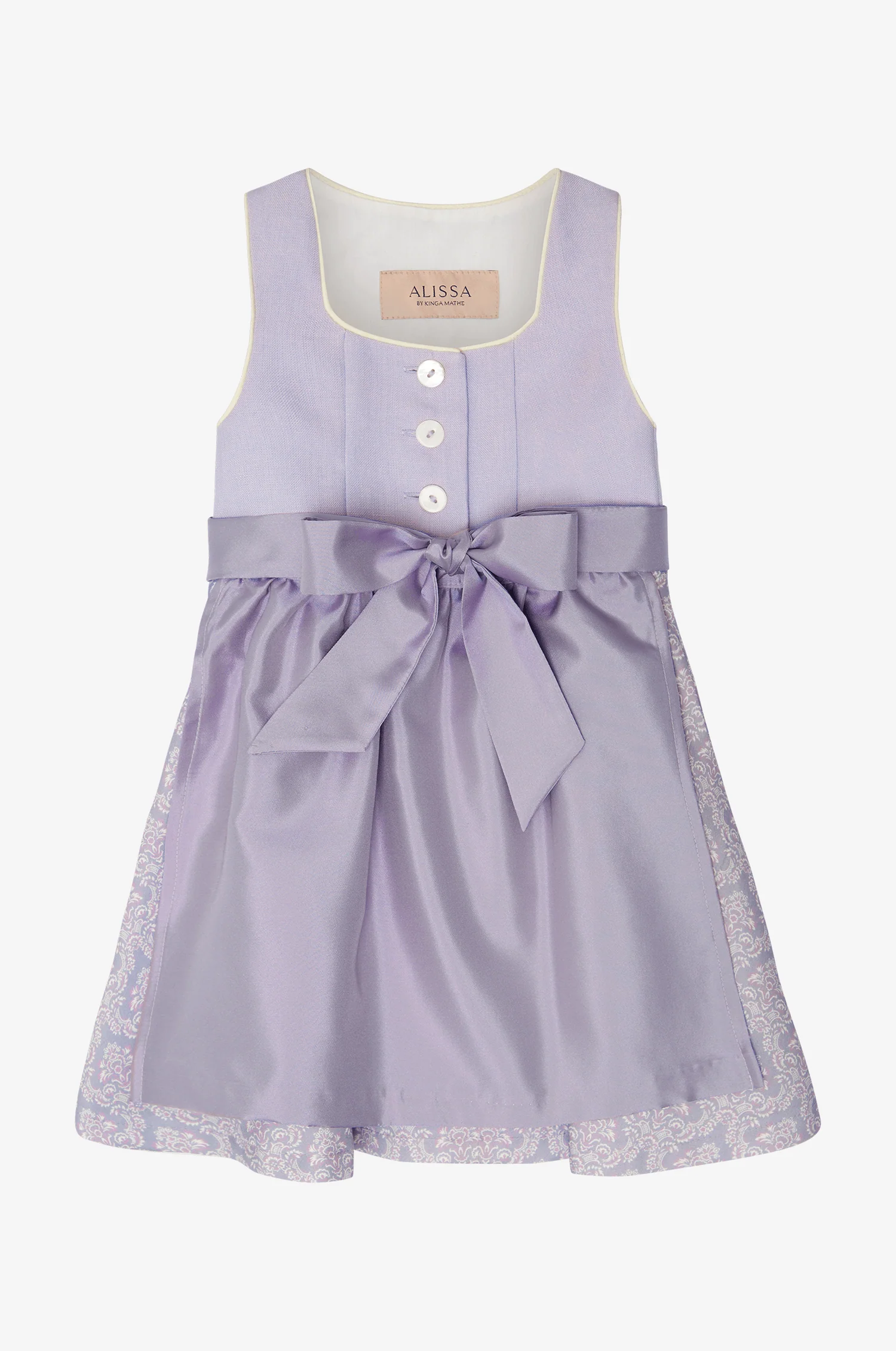 Kinderdirndl Anna in Flieder - Image 4