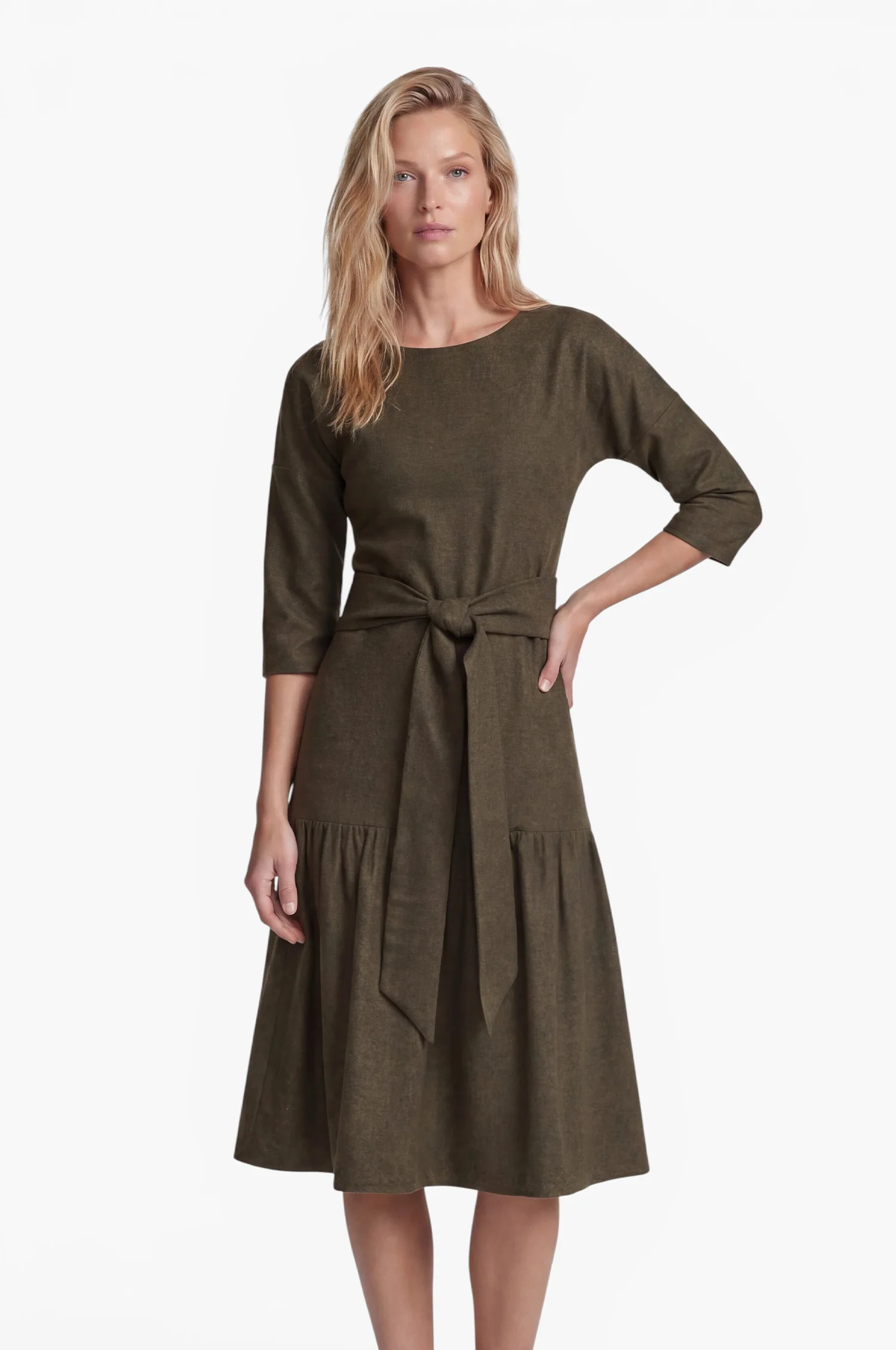 Kleid Isabella in Loden