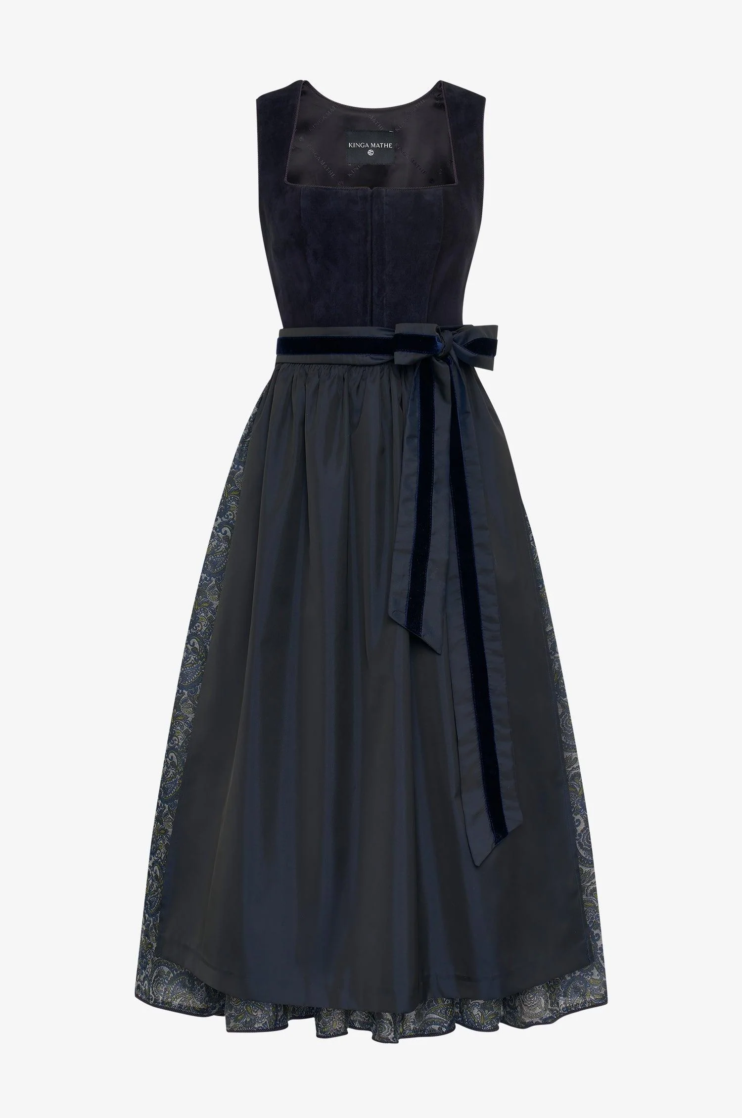 Lederdirndl Maliano in Nachtblau - Image 3