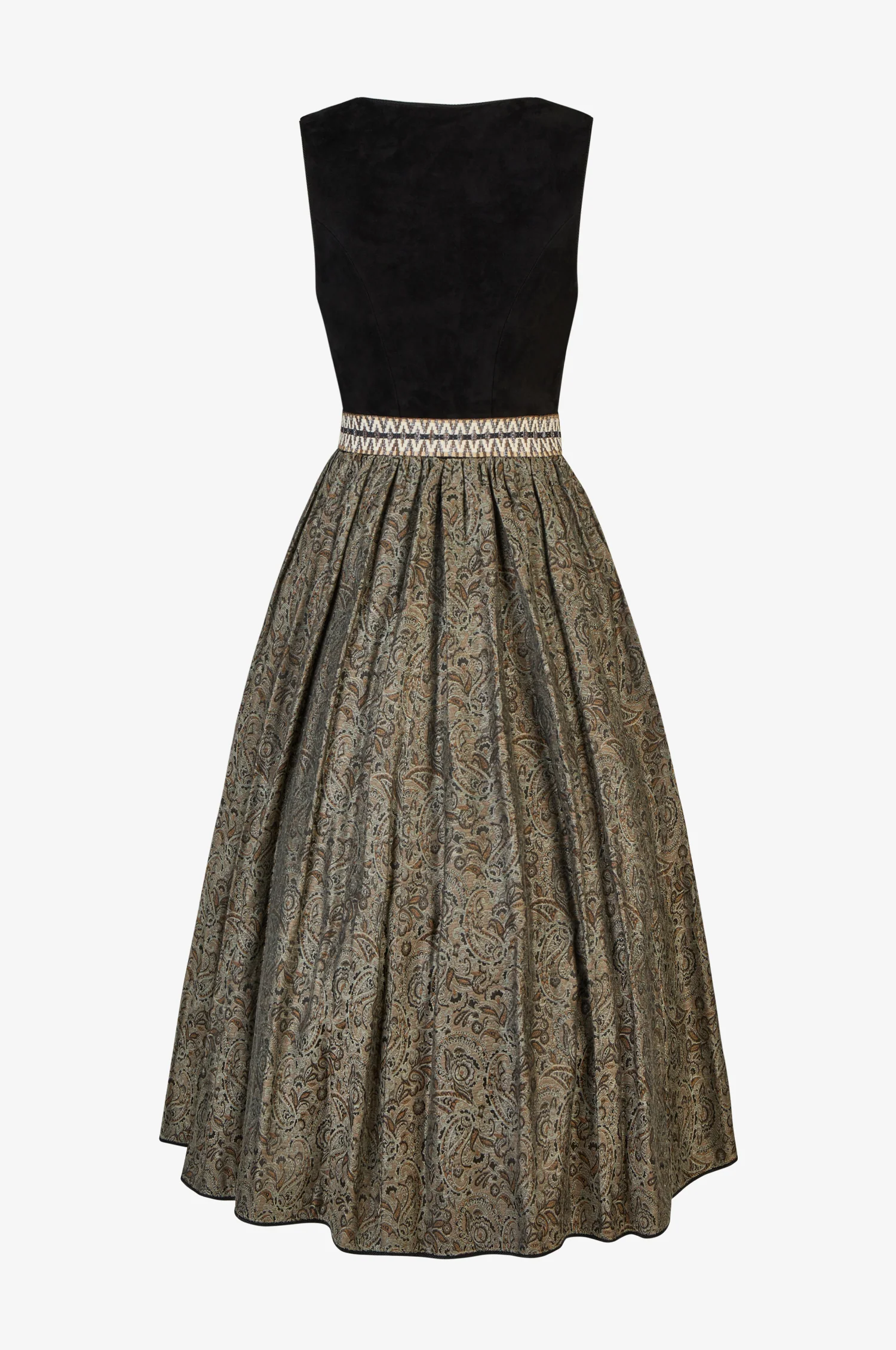 Lederdirndl Maliano in Schwarz - Image 4