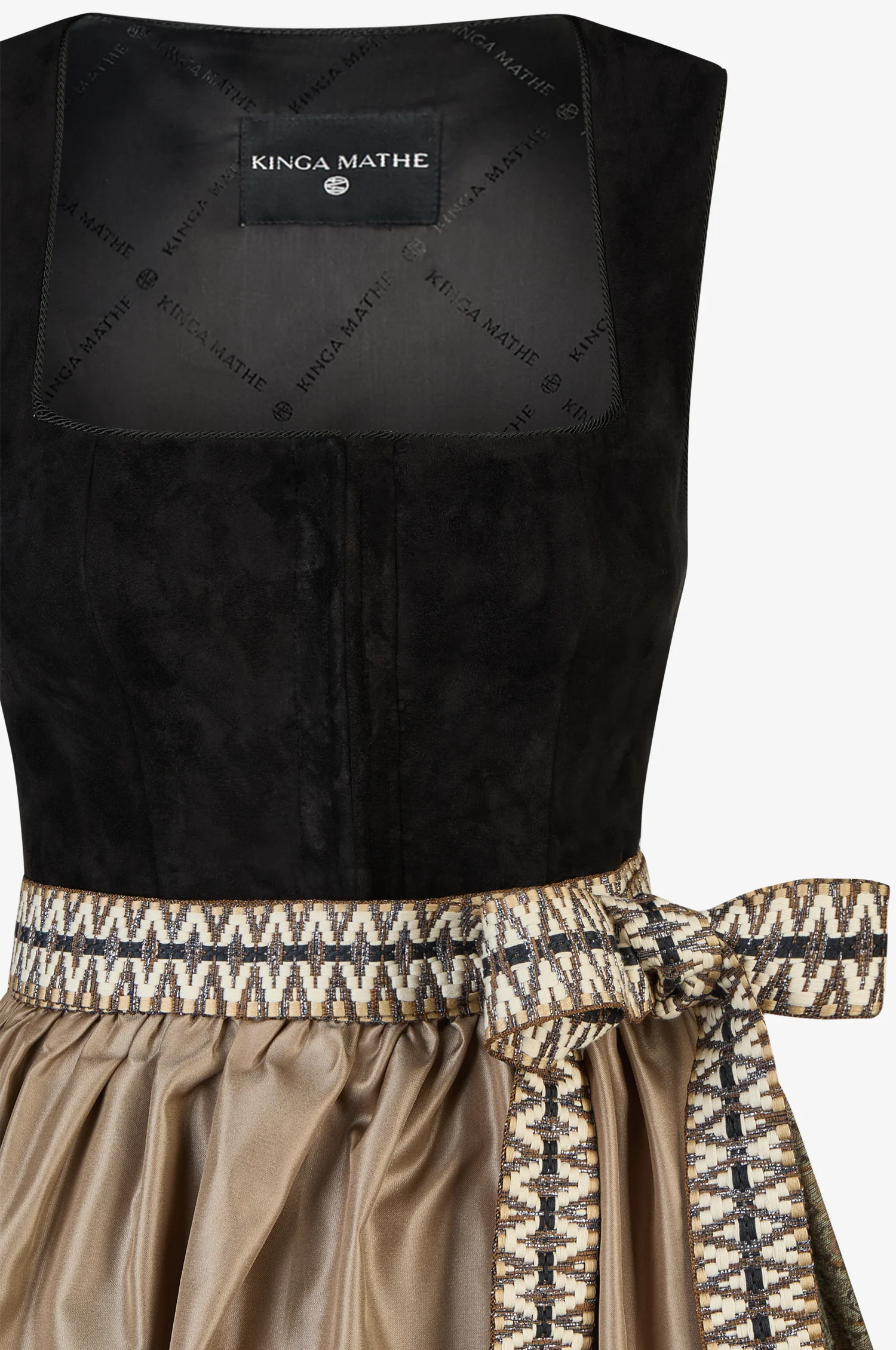 Lederdirndl Maliano in Schwarz - Image 5