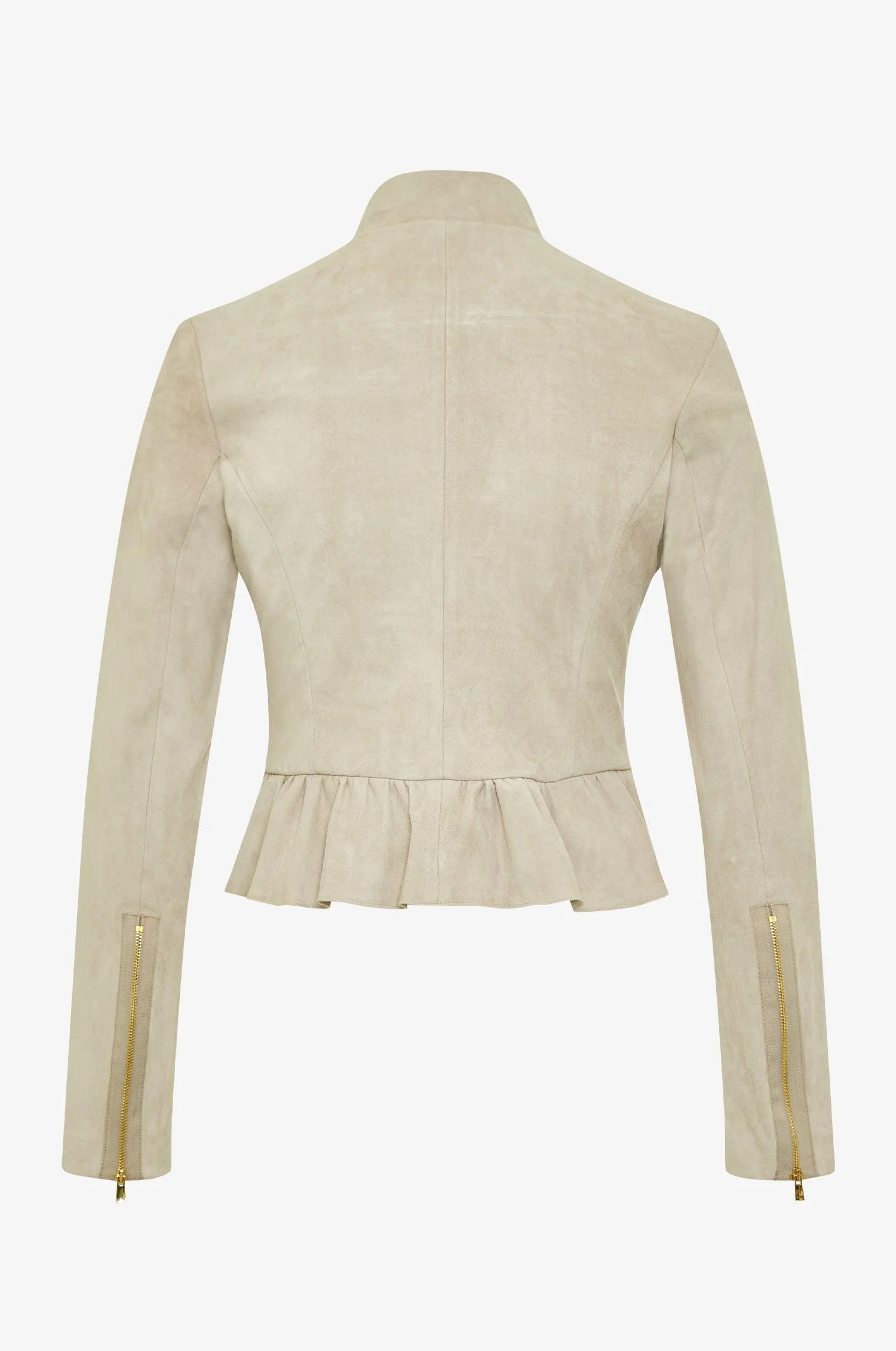 Lederjacke Sybille in Ivory - Image 2