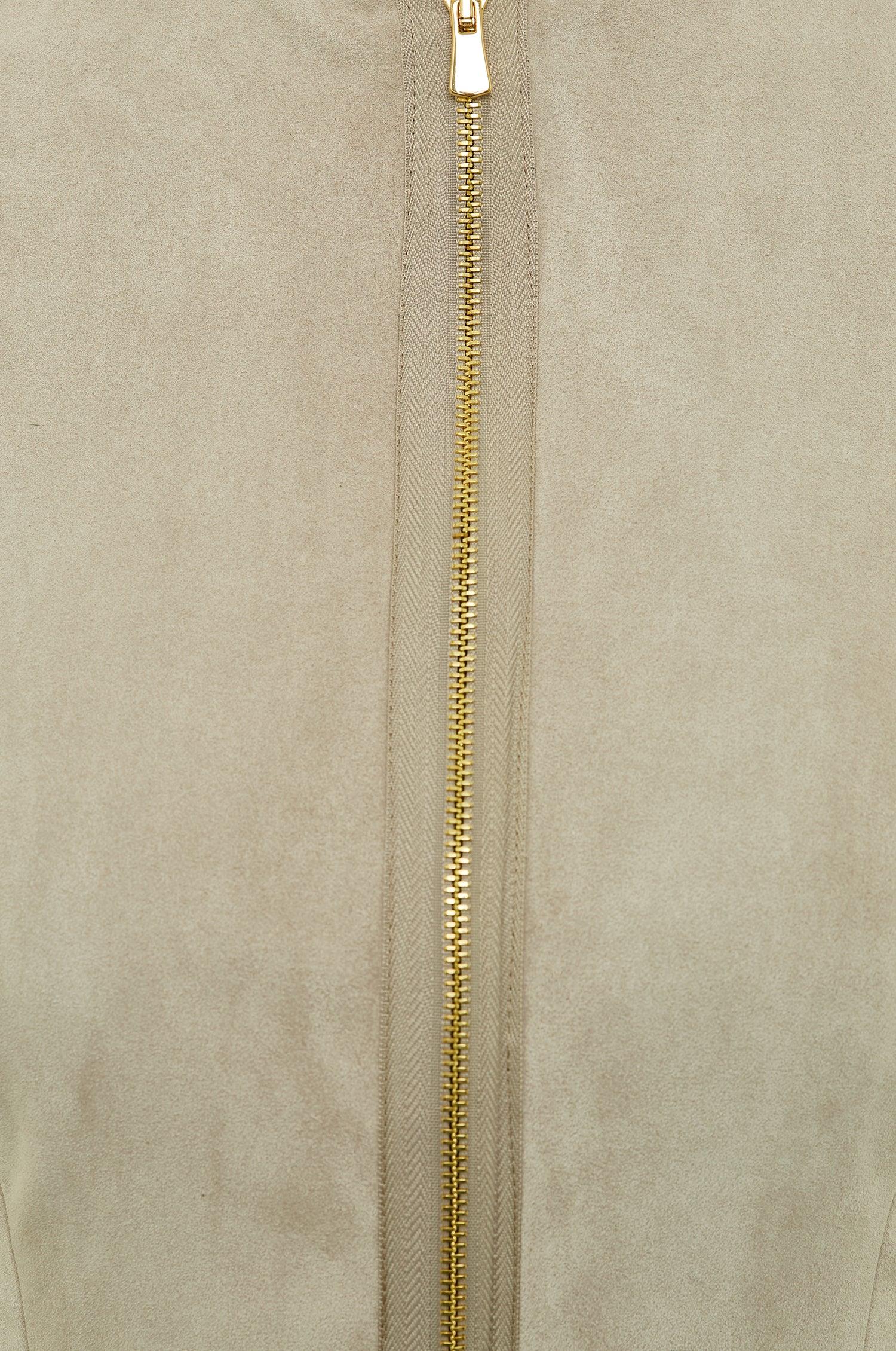 Lederjacke Sybille in Ivory - Image 3