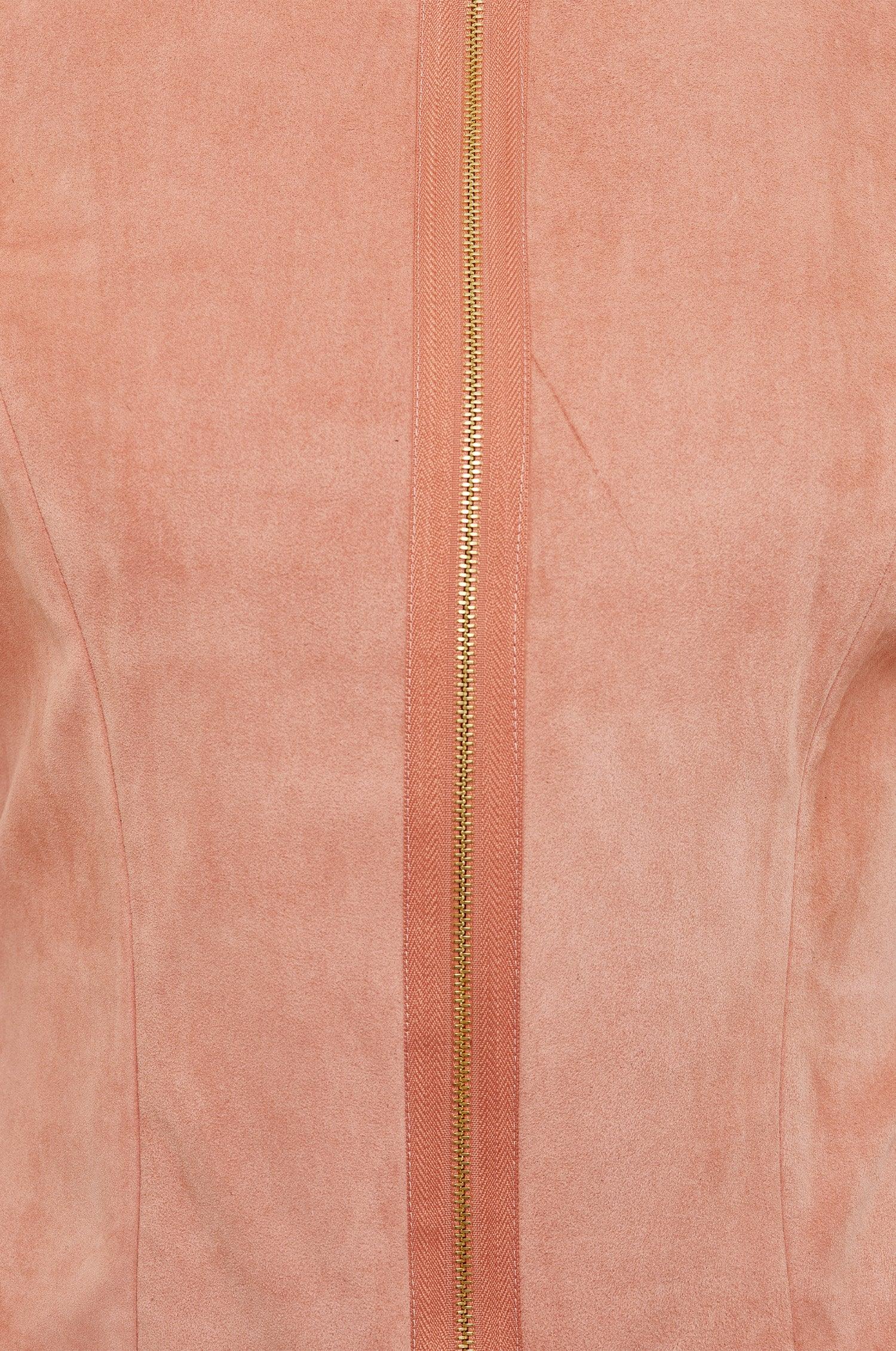 Lederjacke Sybille in peach - Image 3