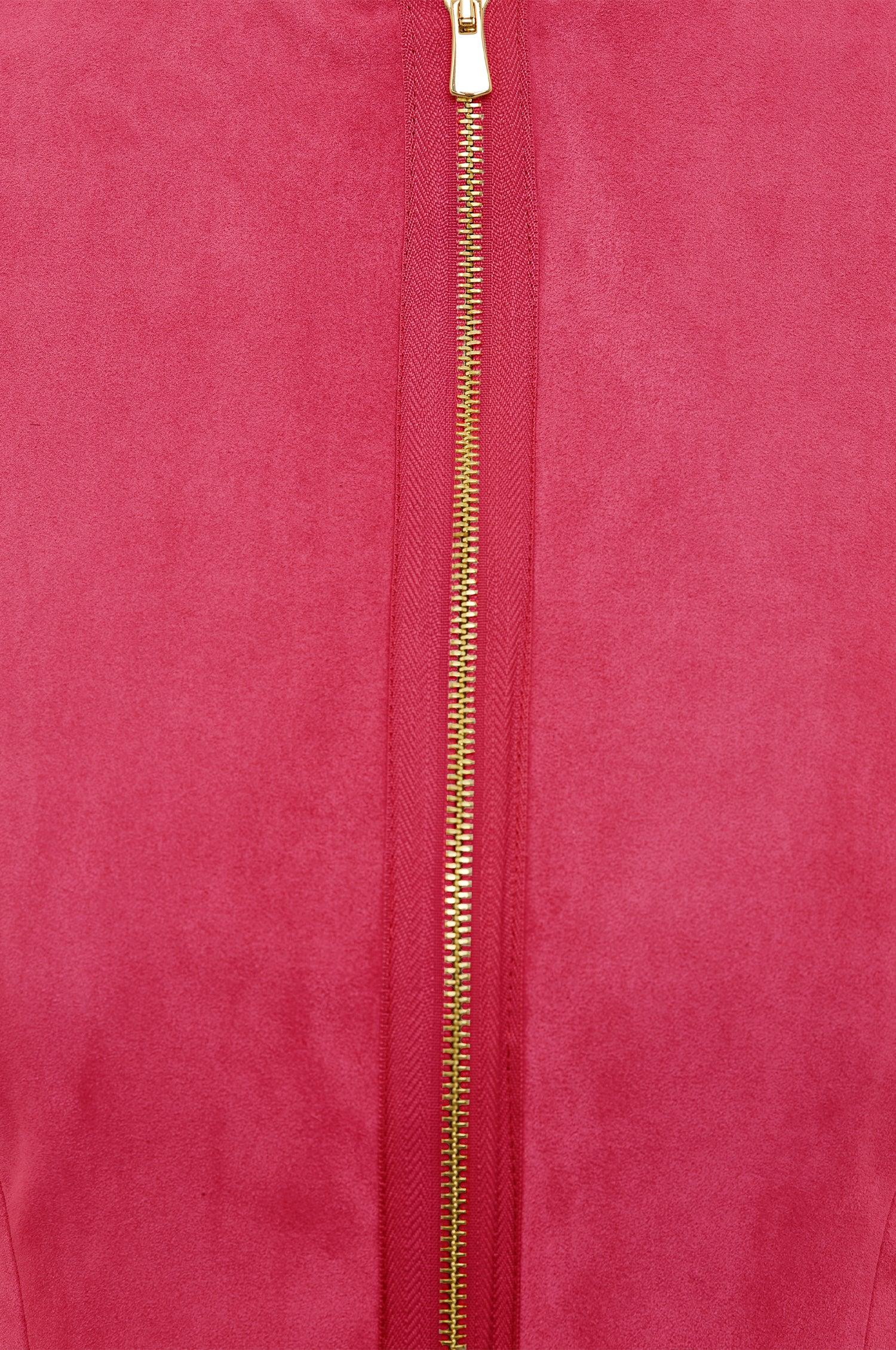 Lederjacke Sybille in Sorbet - Image 3