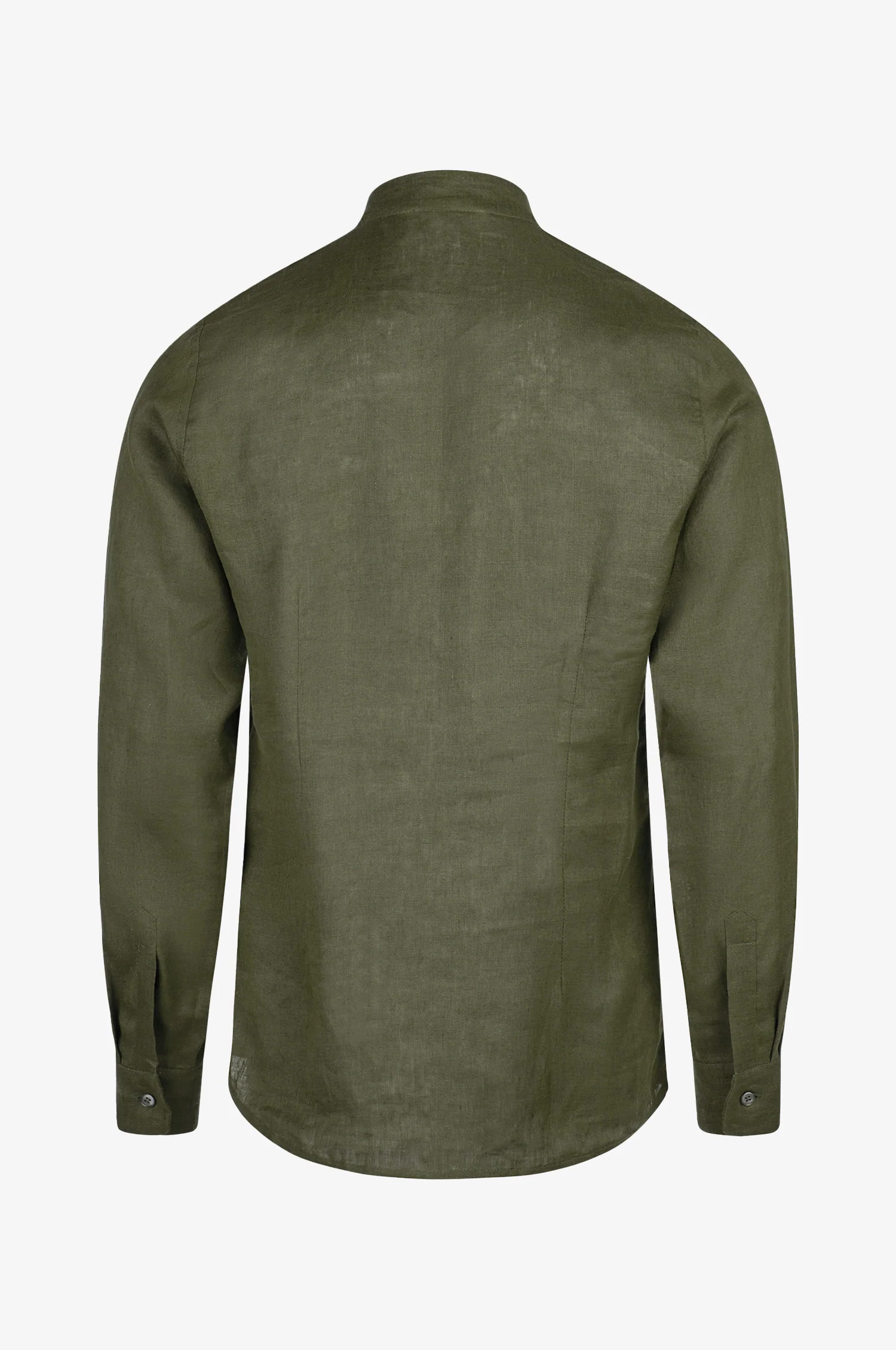Leinenhemd Leo in Olive - Image 4