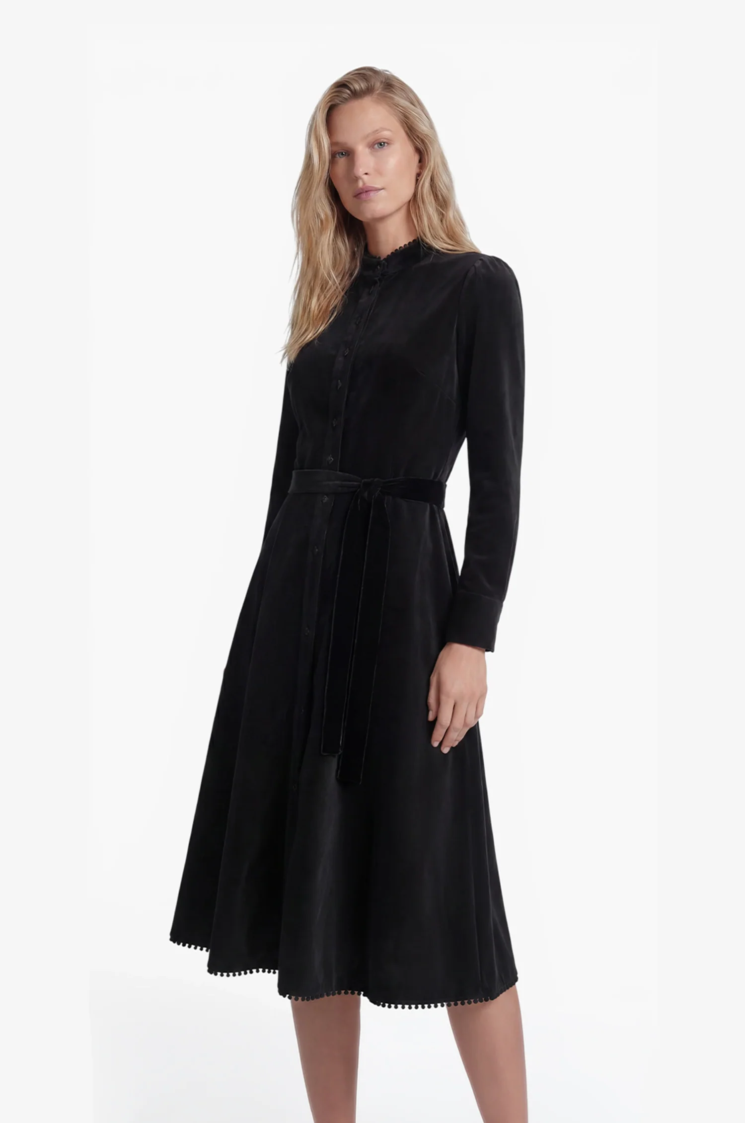 Samtkleid Ann in Schwarz - Image 2